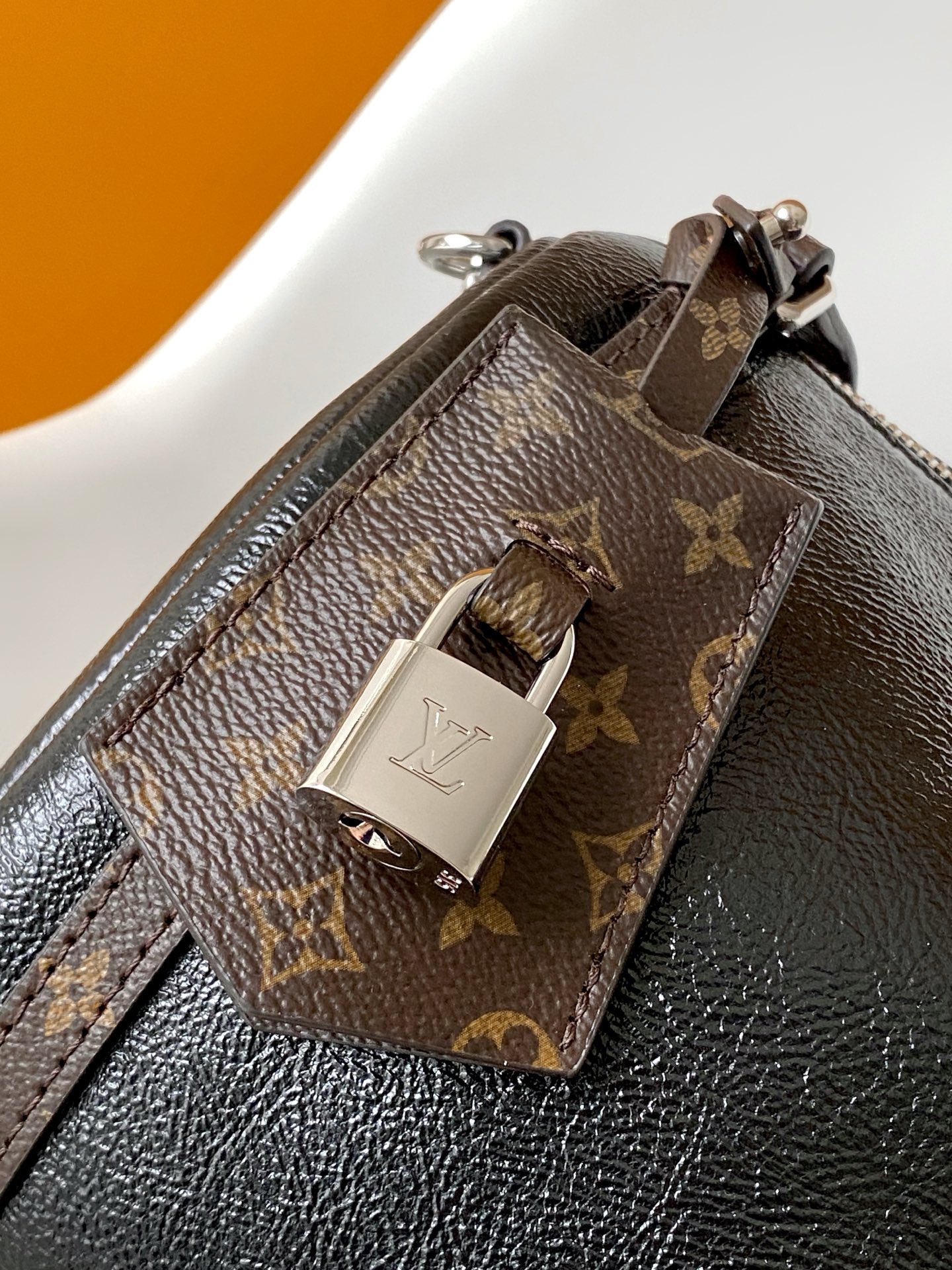 Louis Vuitton Express Small Crossbody Bag in Black Oiled Leather - Image 5