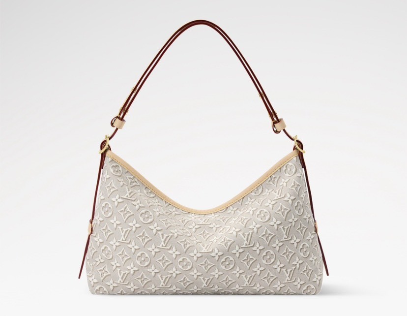 Louis Vuitton Carryall East-West Monogram Emblème Handbag M2A136, Beige-Gray - Image 5