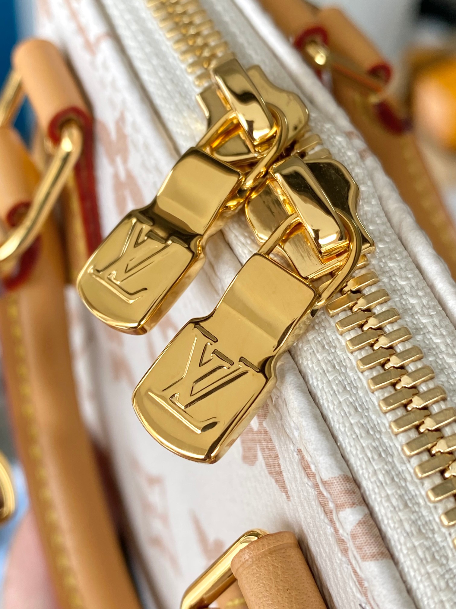Louis Vuitton Nano Alma Handbag in Monogram Dune Canvas - Image 5