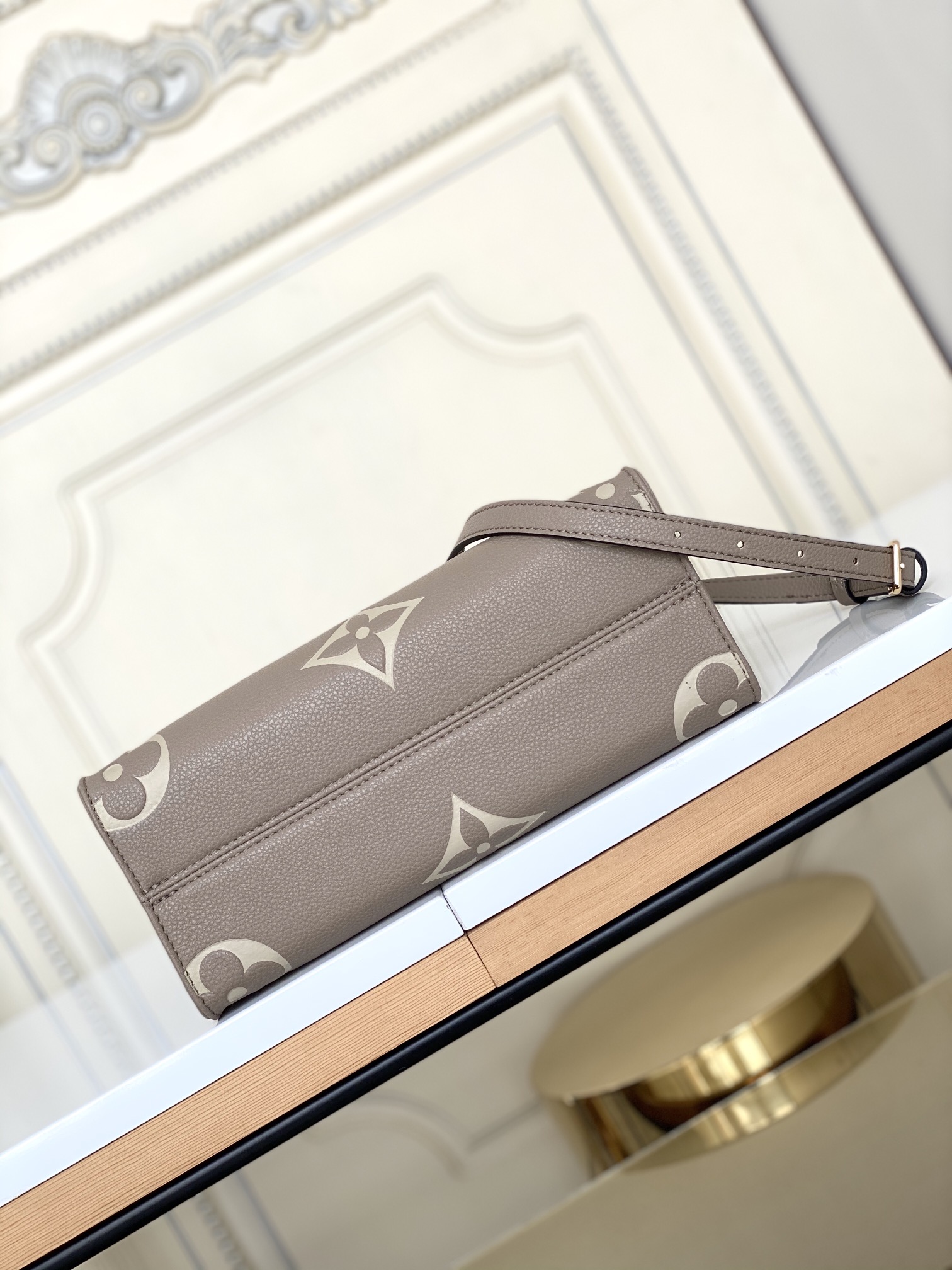 Louis Vuitton Onthego Mini Tote Bag in Monogram Empreinte Leather - Image 5