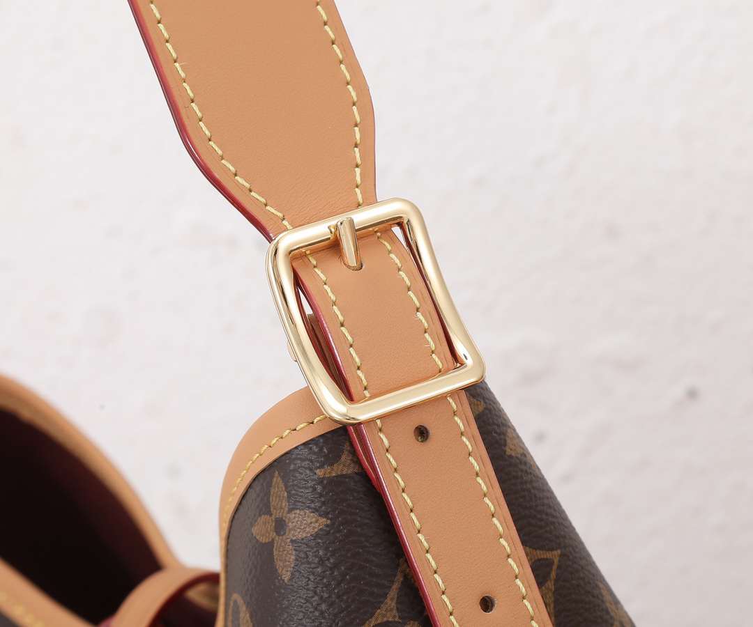 CarryAll Small Handbag in Monogram Canvas and Leather - Image 5