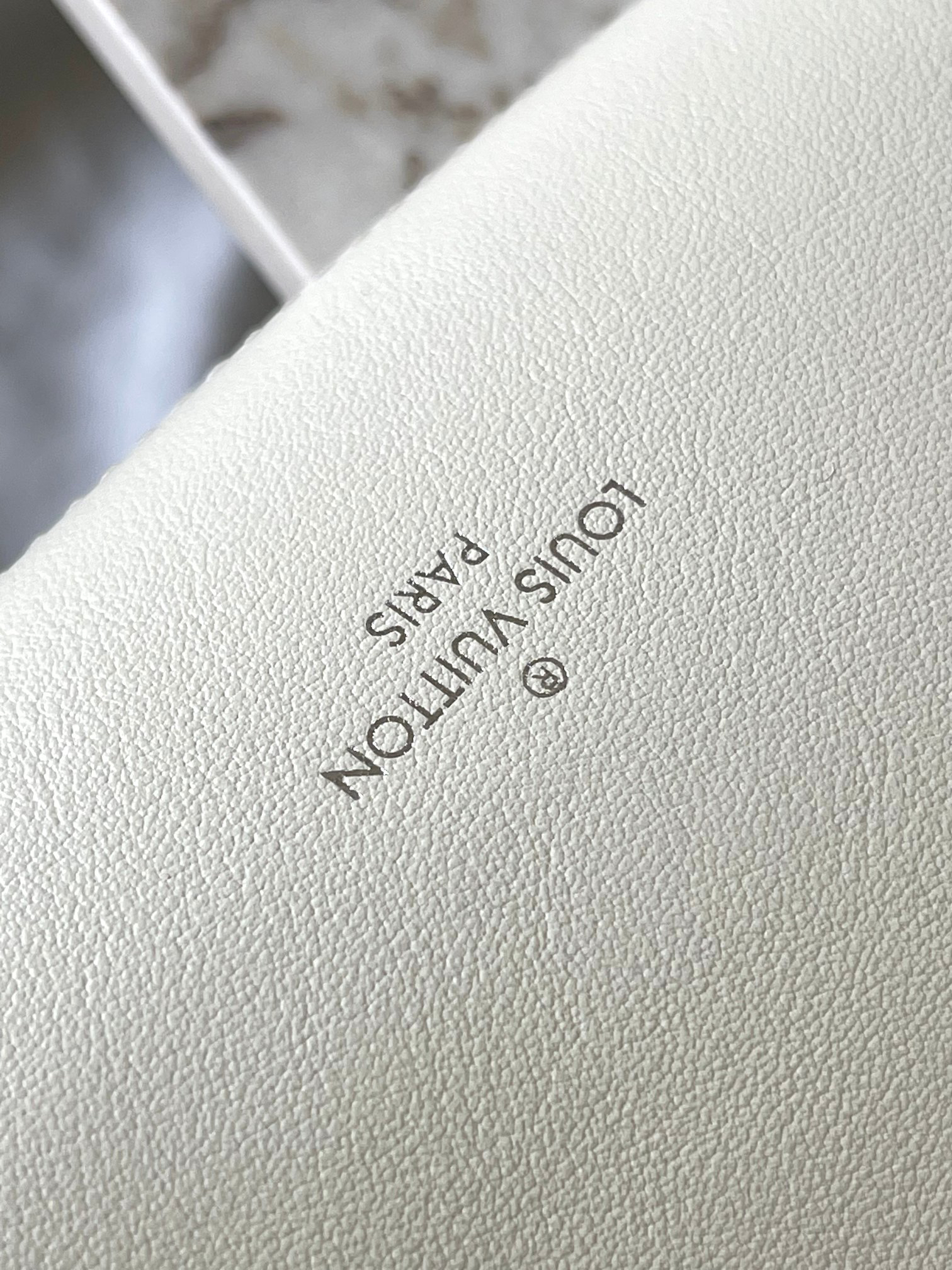 Leather Slim Trunk Handbag M12560 – White Dynamic Chip Edition - Image 5