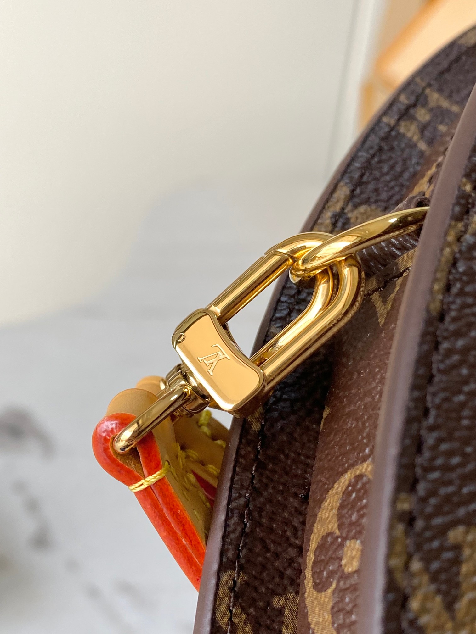 Louis Vuitton LV FAN Leather Crossbody Bag - Image 5