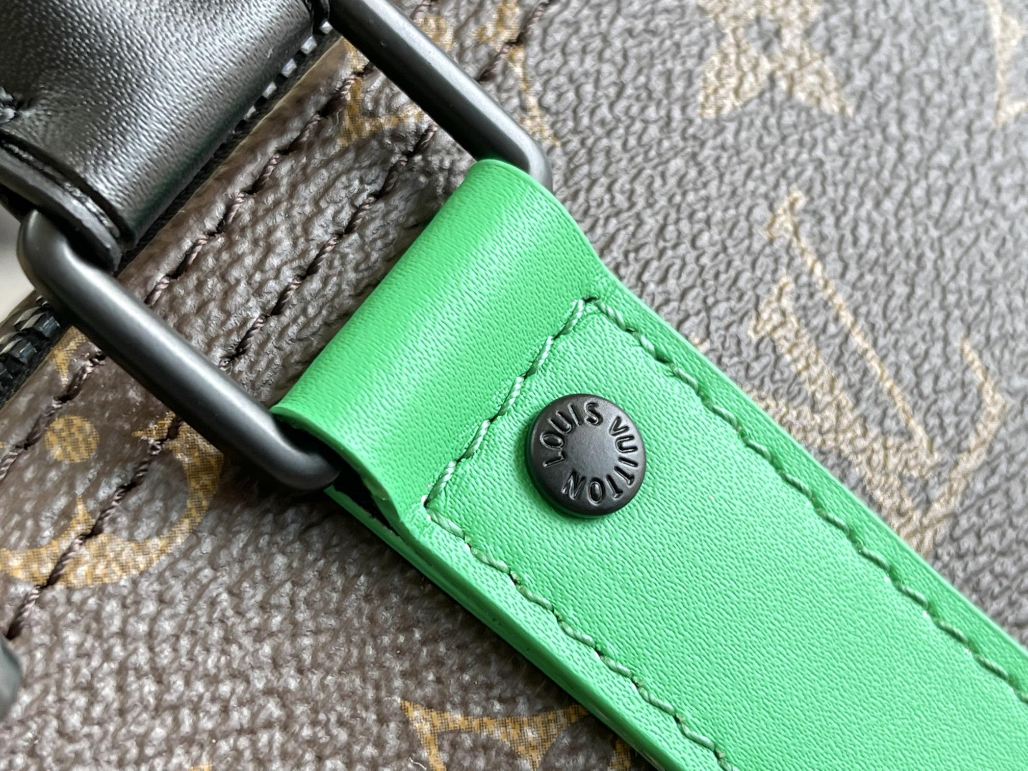 Keepall Bandoulière 50 Travel Bag in Monogram Macassar Canvas - Image 5