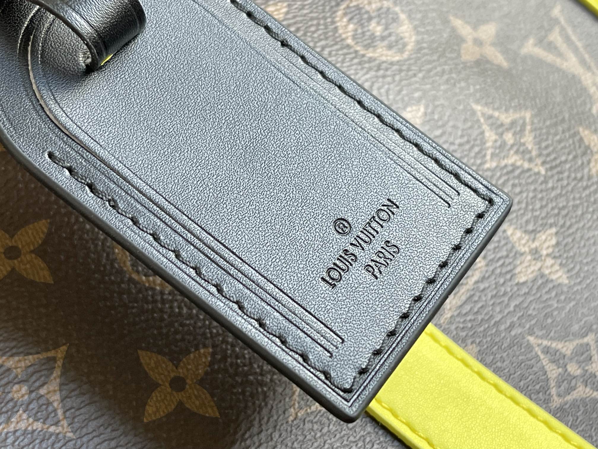 Louis Vuitton Keepall Bandoulière 50 Travel Bag in Monogram Macassar - Image 5