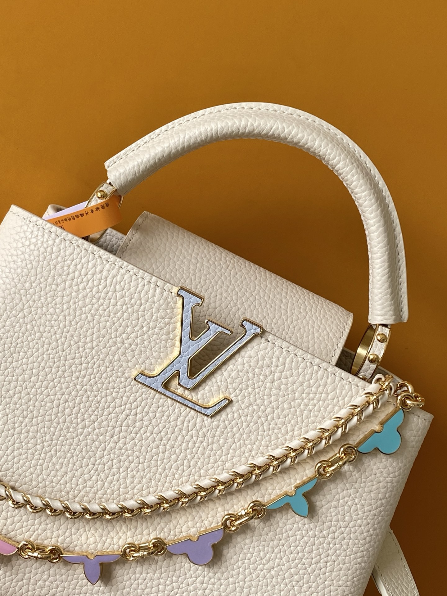 Capucines BB Flowergram Leather Handbag - Image 5