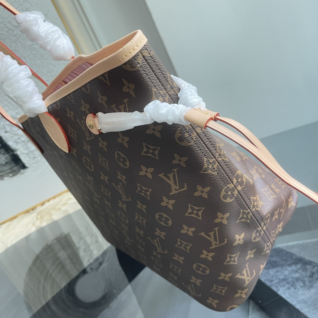 Louis Vuitton Neverfull Large Tote Bag in Damier Azur Canvas - Image 5