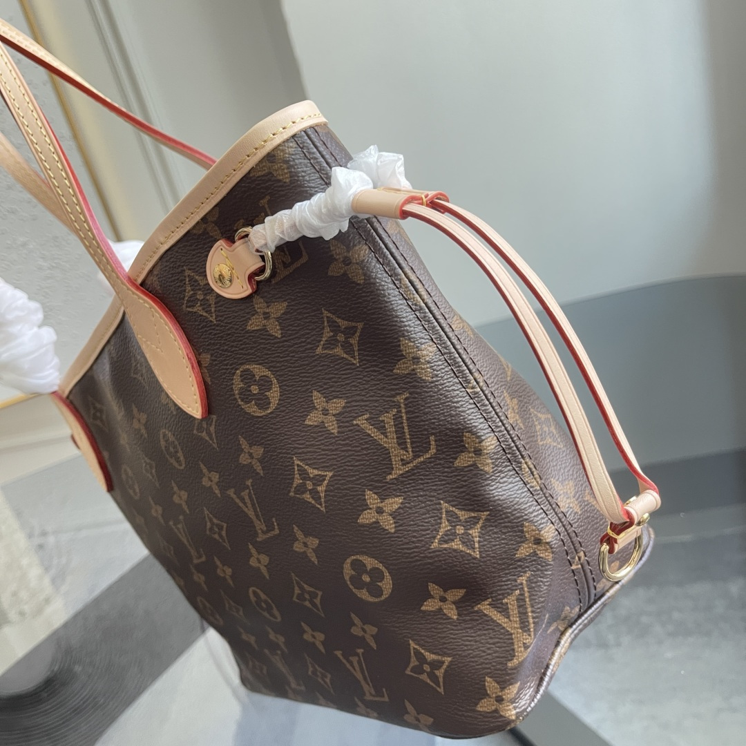 Neverfull PM Tote Bag in Damier Ebene Canvas - Image 5