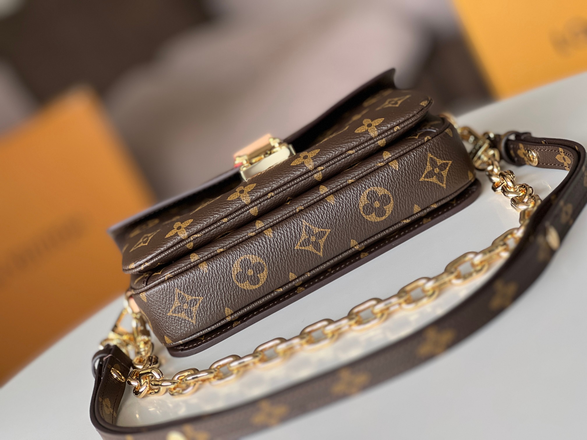 Louis Vuitton Pochette Métis Mini Monogram Canvas Crossbody Bag - Image 5