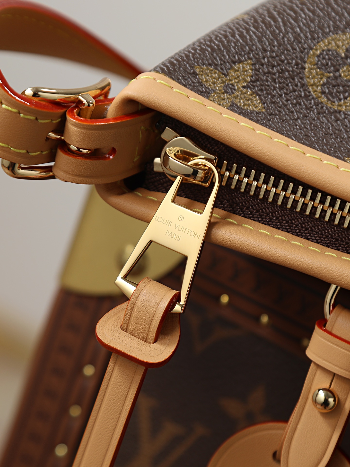 CarryAll EastWest Monogram Canvas and Leather Crossbody Bag - Image 5