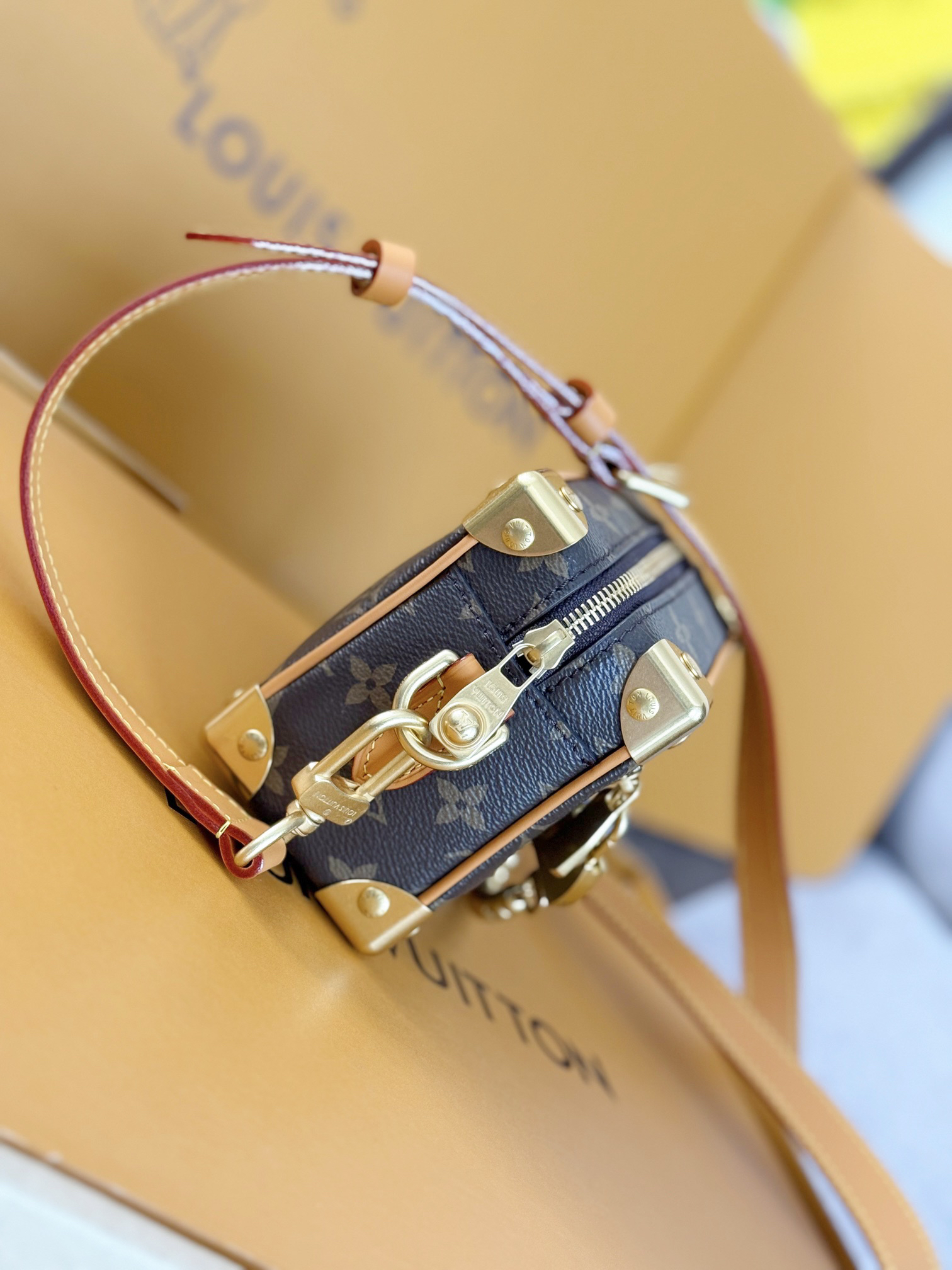 Louis Vuitton Mini Soft Trunk Monogram Handbag M14729 - Image 5