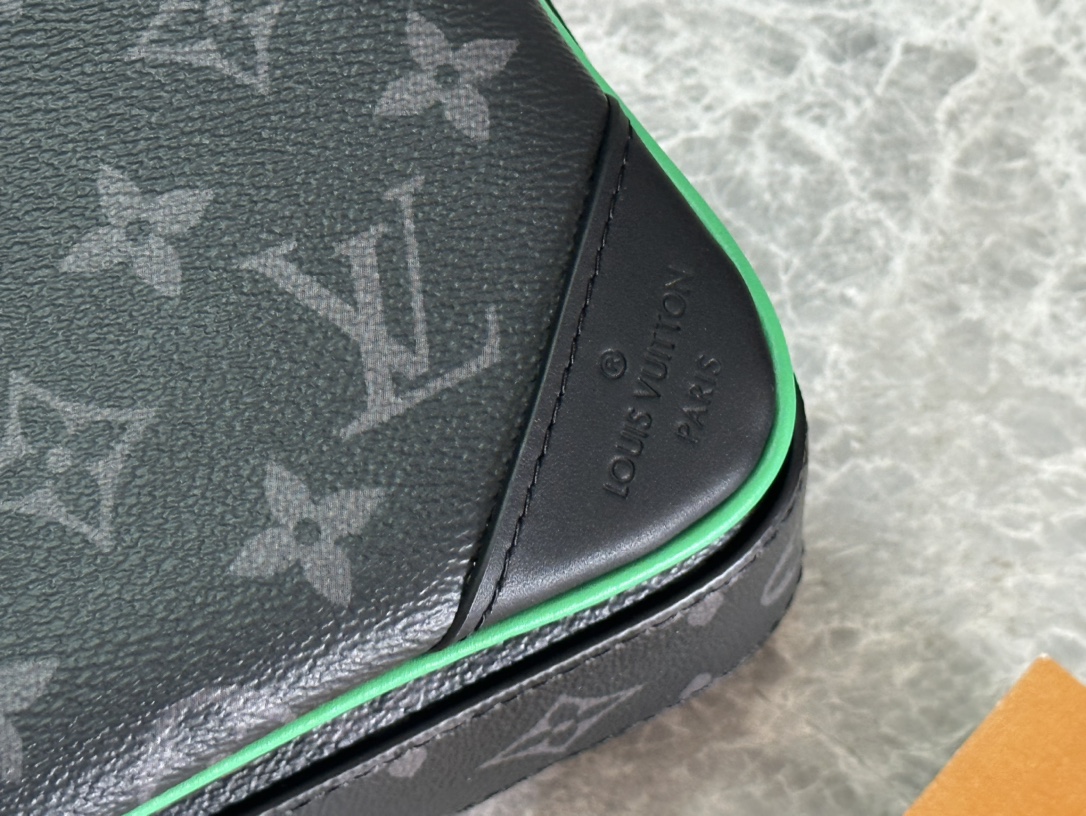 Louis Vuitton Trio Messenger Bag, Monogram Eclipse Reverse Canvas, Green, M26052 - Image 5