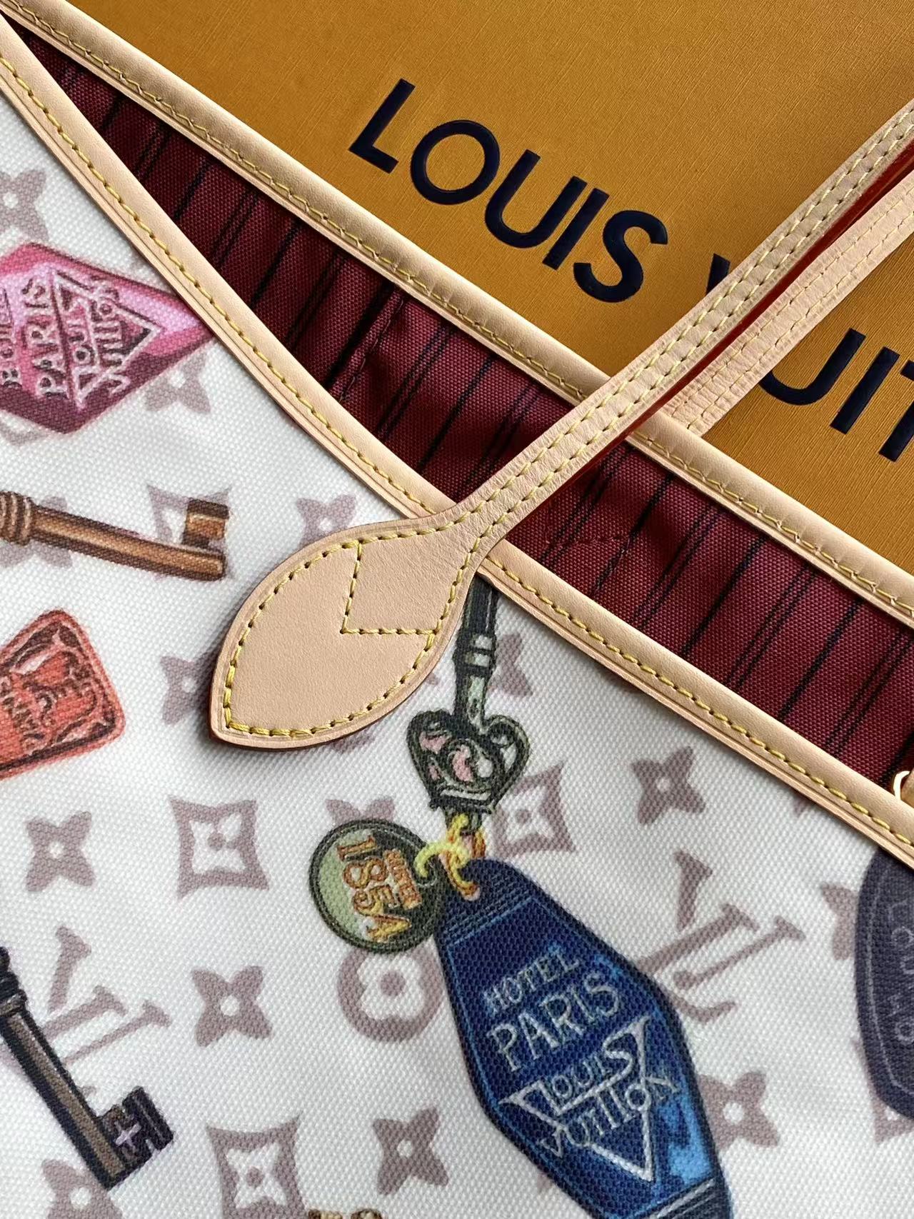 Louis Vuitton Neverfull Bandoulière Inside Out GM Tote Bag - Image 5