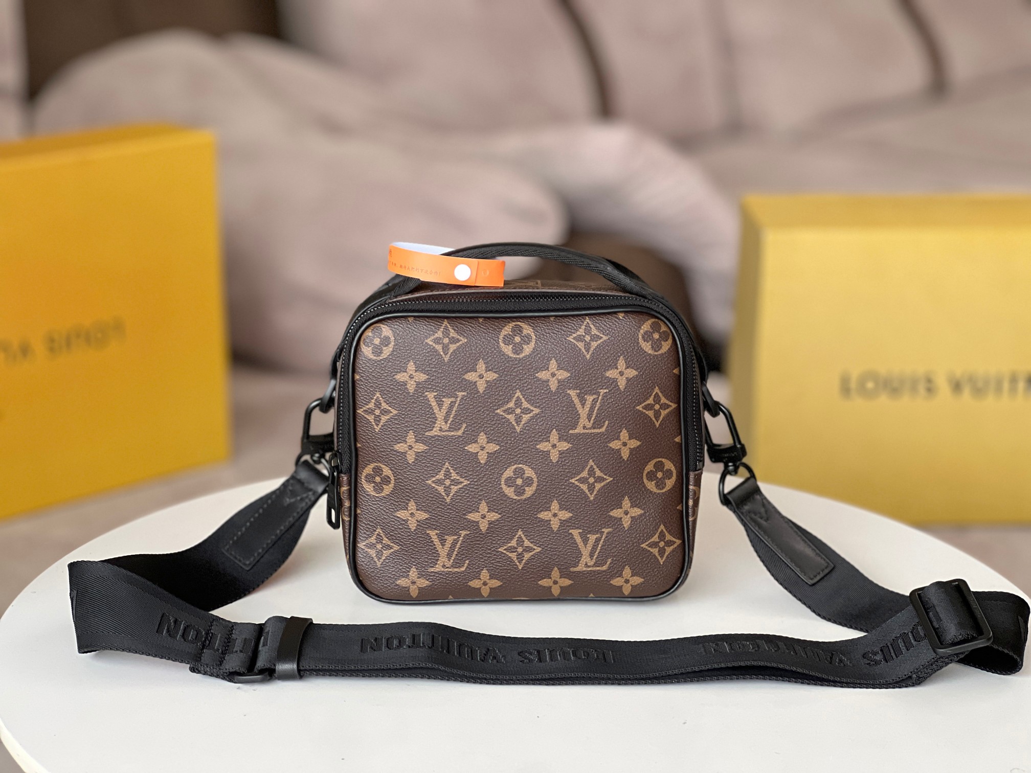 Louis Vuitton M46973 Quest Messenger Bag in Monogram Macassar Canvas - Image 5