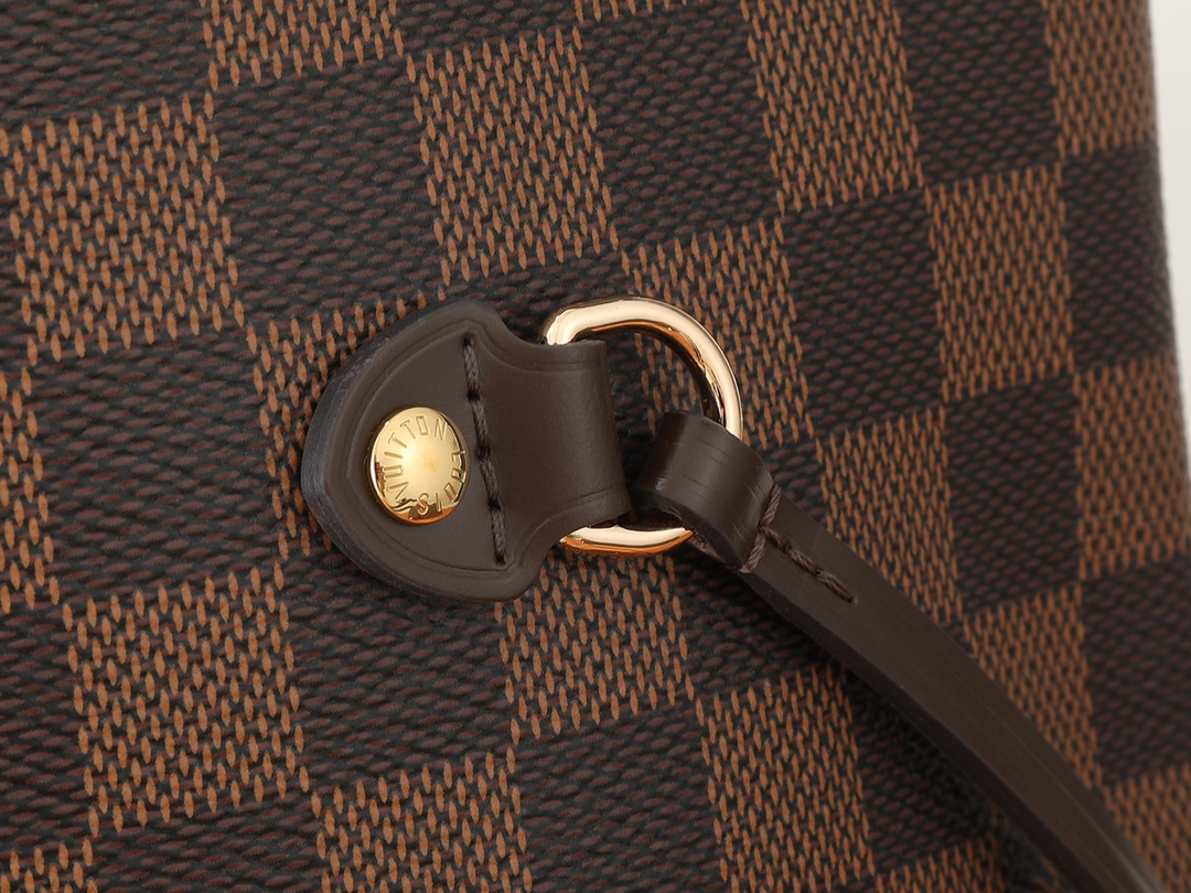 Louis Vuitton Neverfull Large Tote Bag in Damier Ebene Canvas - Image 5