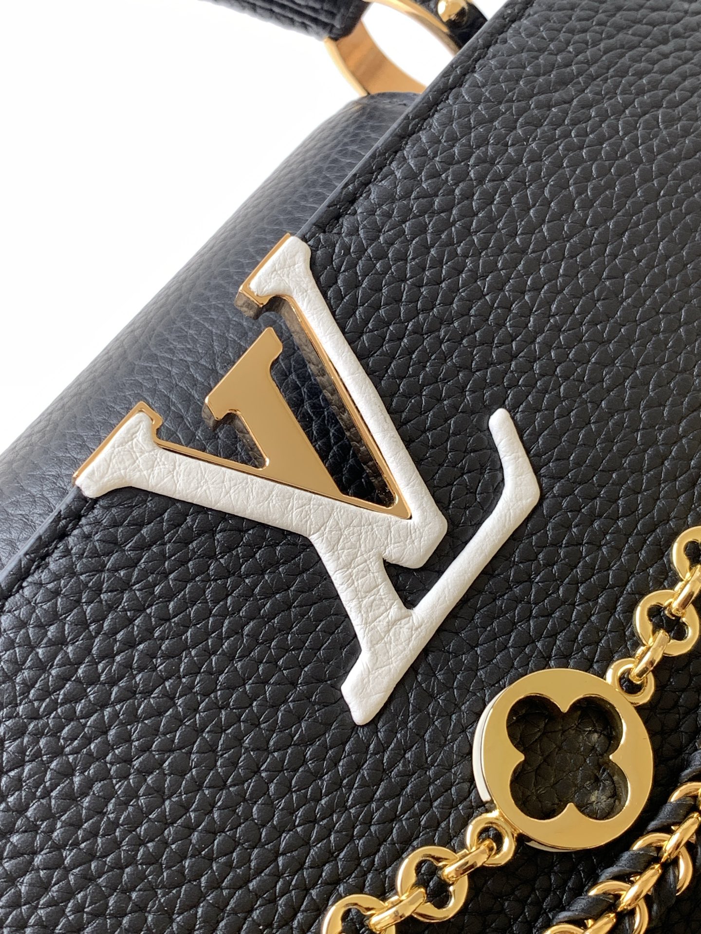 Capucines BB Trilogy Leather Handbag - Image 5