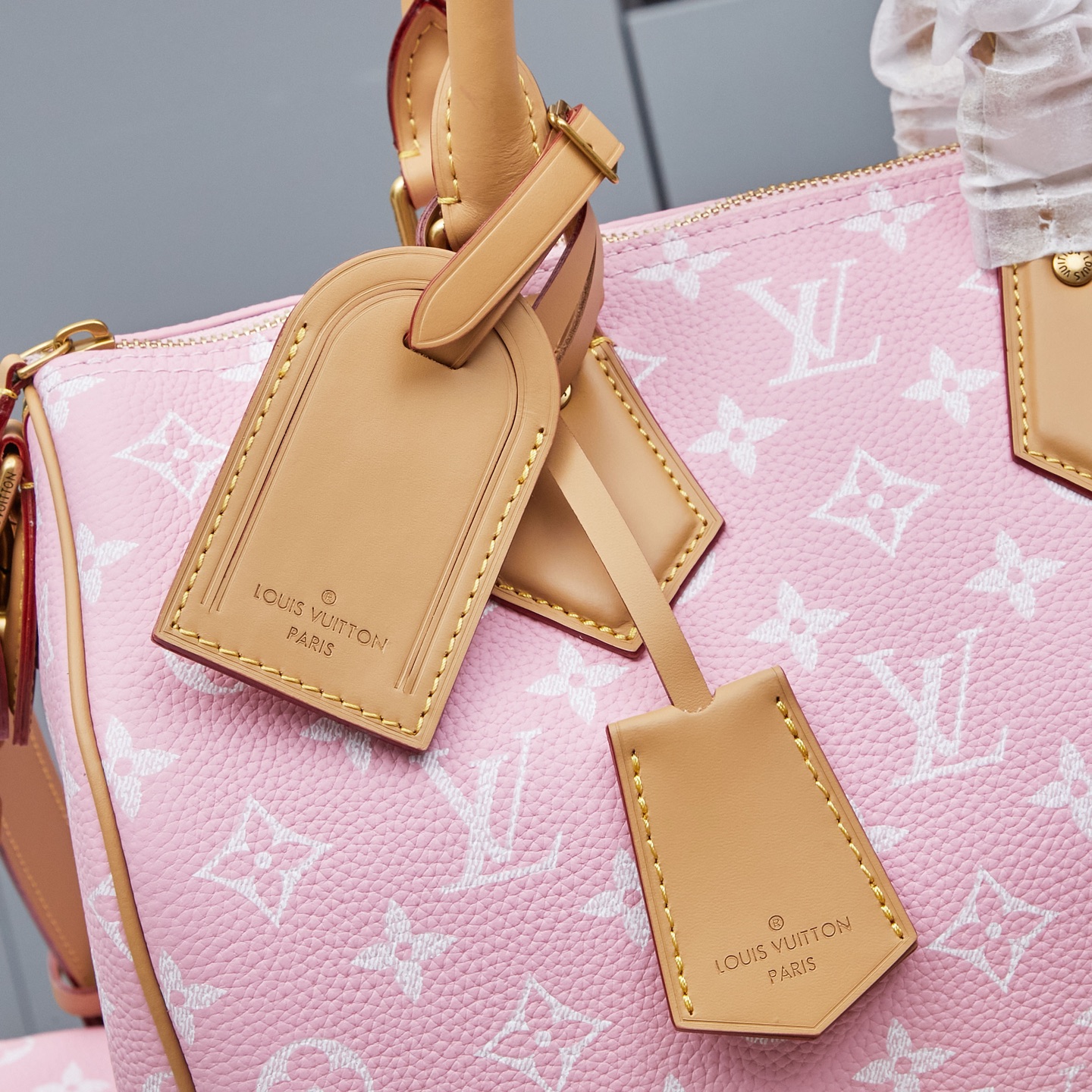 Louis Vuitton Speedy P9 Bandoulière 30 Monogram Leather Handbag - Image 5