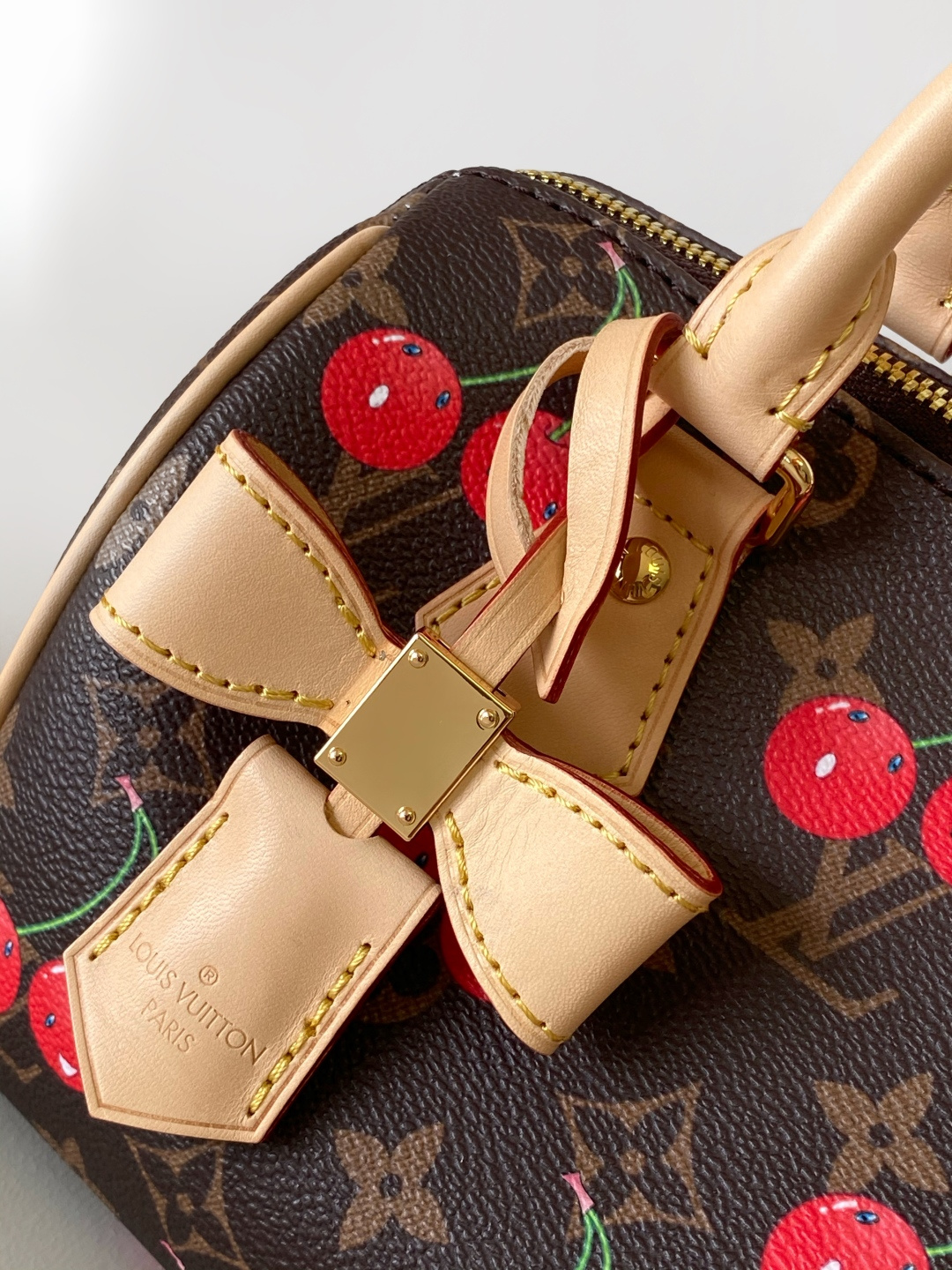 Louis Vuitton Speedy Bandoulière Handbag – LV x Takashi Murakami Cherry Monogram - Image 5