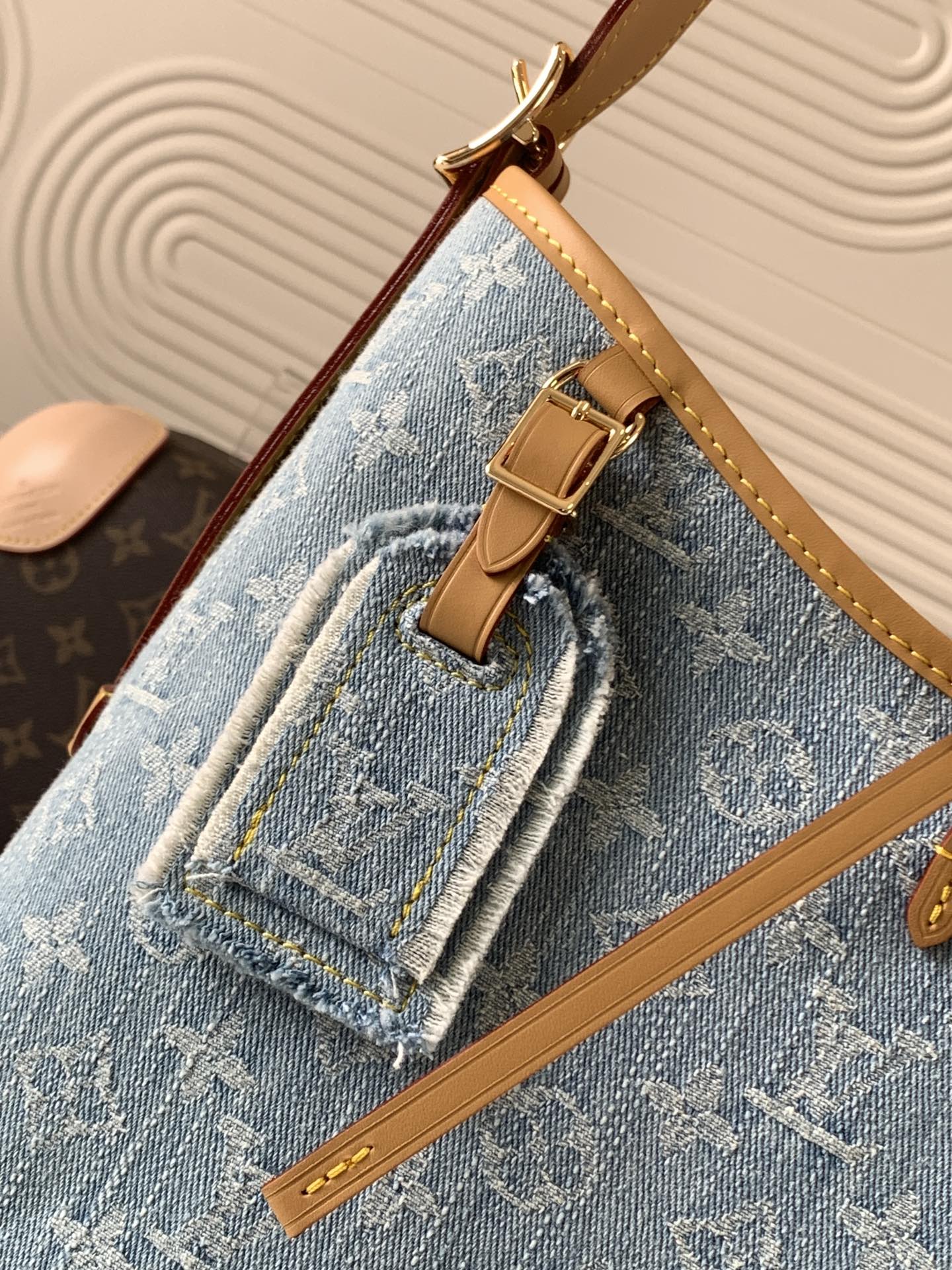 Louis Vuitton Carryall Small Bag in Monogram Denim - Image 5