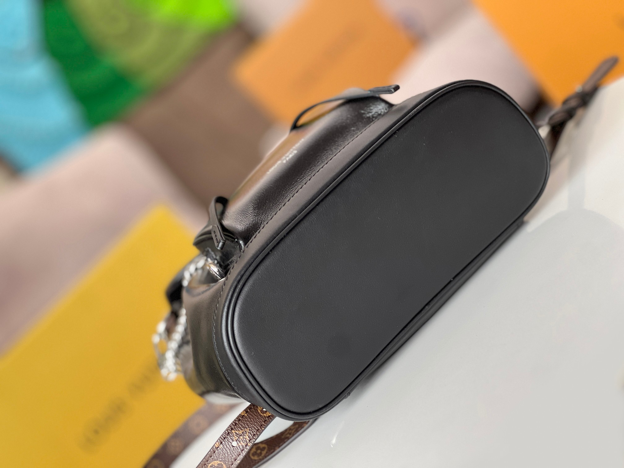 Louis Vuitton Montsouris Small Leather Backpack - Image 5