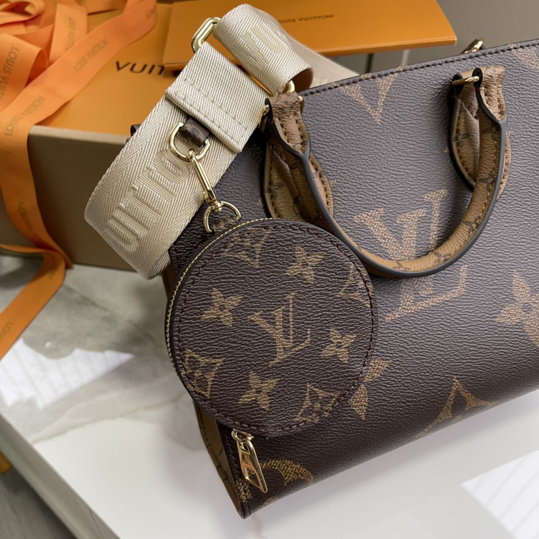 Louis Vuitton OnTheGo PM Monogram Reverse Tote Bag - Image 5