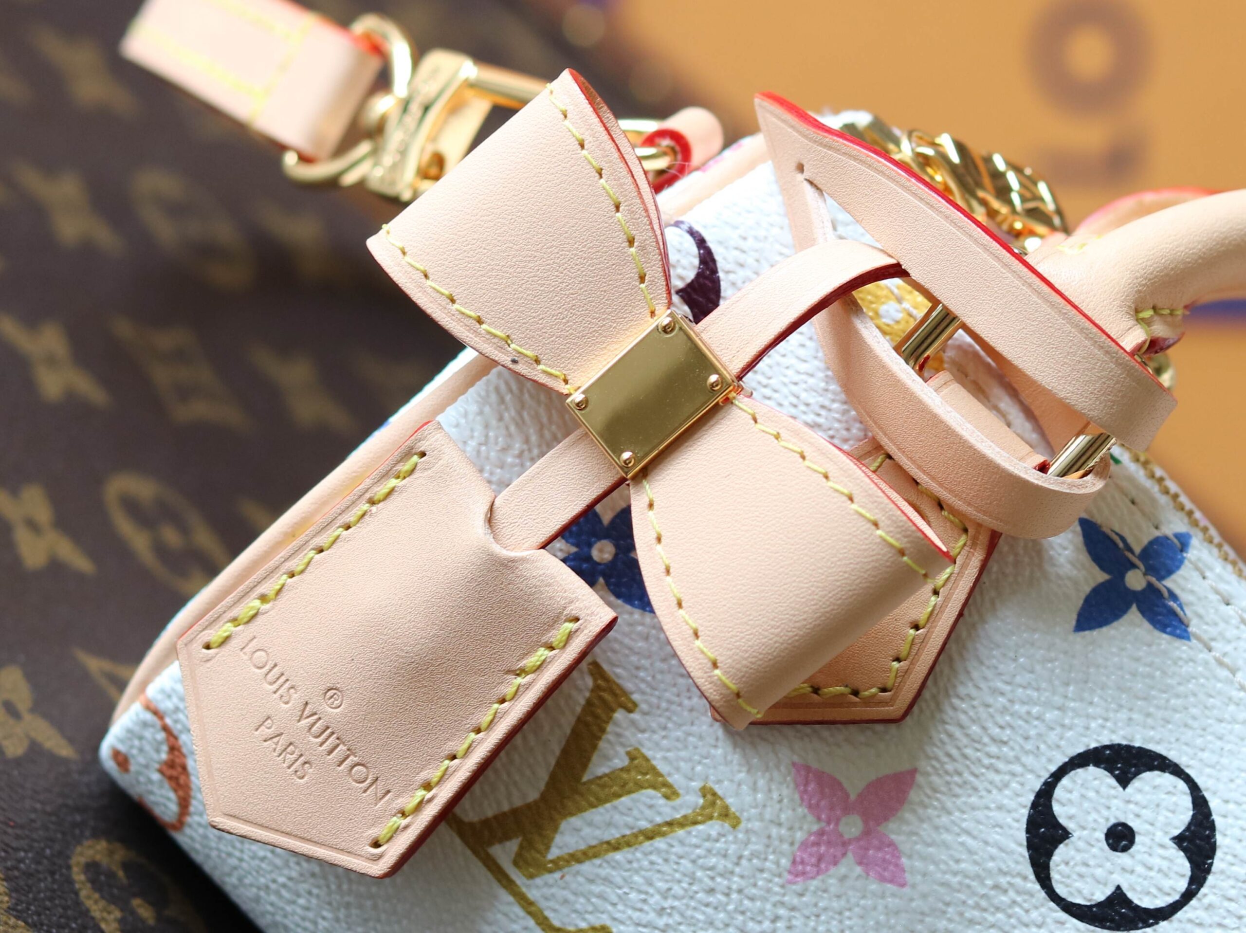 Louis Vuitton Nano Speedy Handbag in Multicolor Monogram Canvas - Image 5