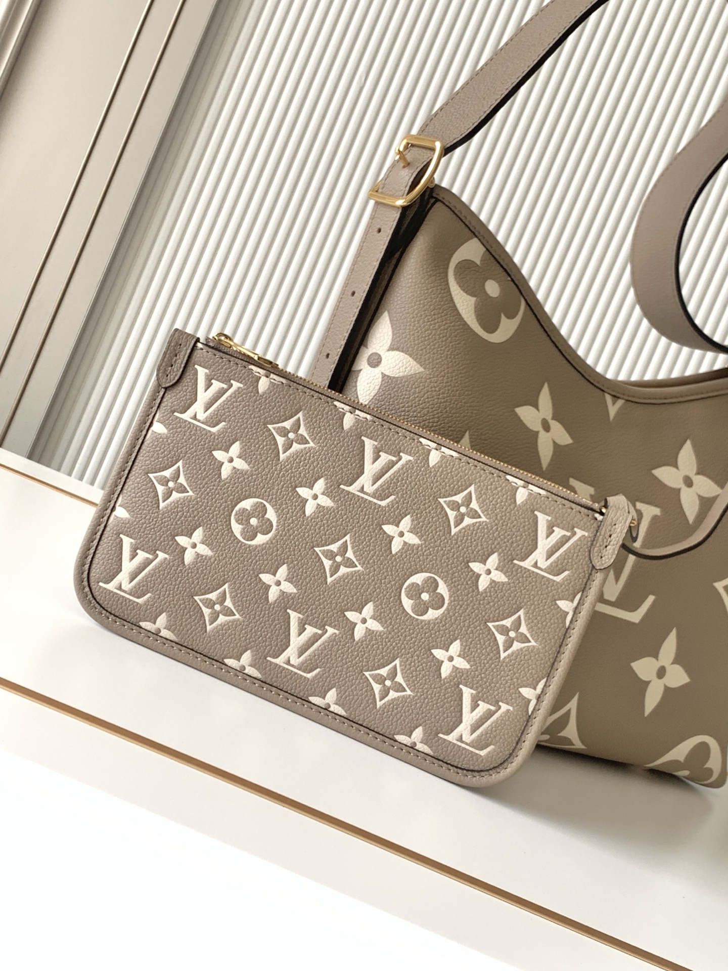 CarryAll Small Handbag in Monogram Empreinte Leather - Image 5