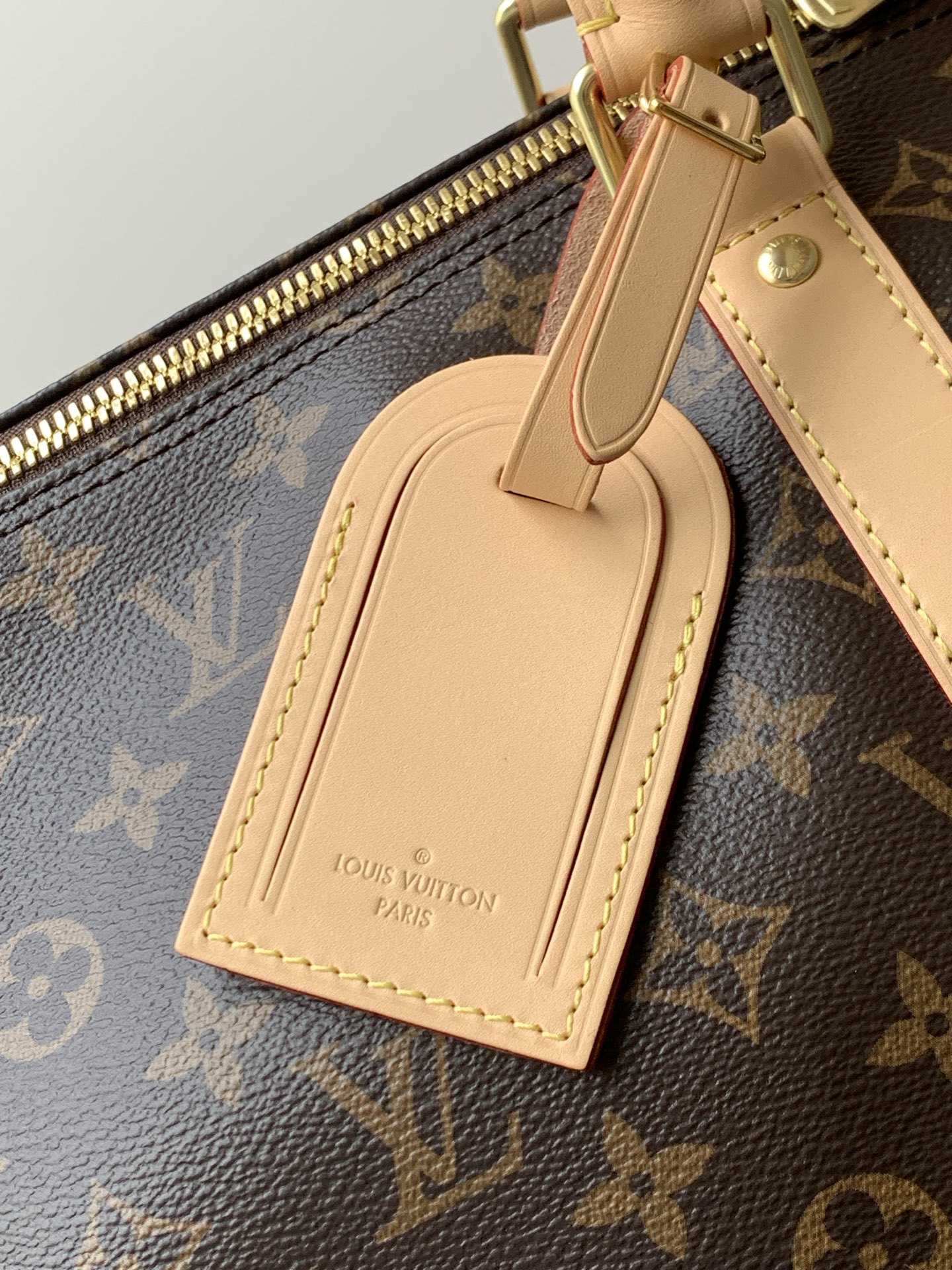 Louis Vuitton Keepall Bandouliere 55 Monogram Travel Bag - Image 5