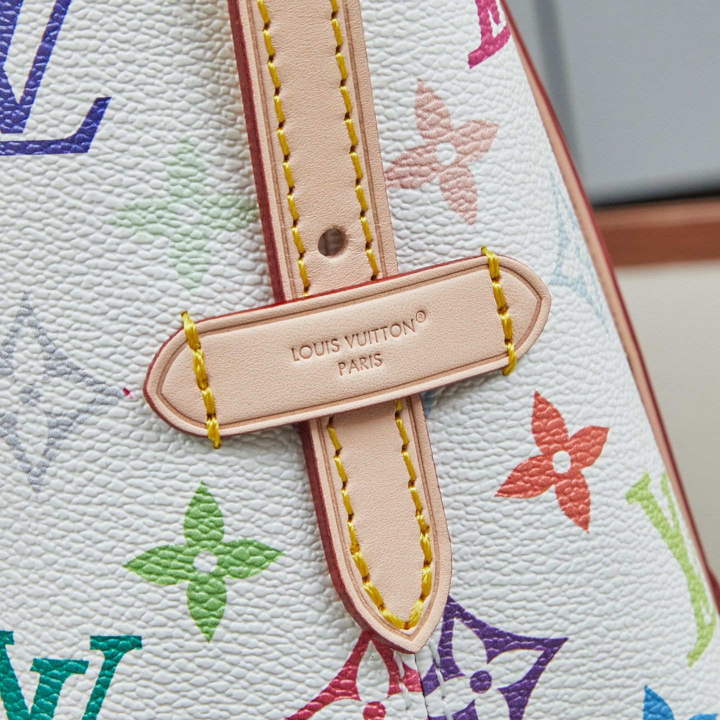 Louis Vuitton x Takashi Murakami Carryall East West Bag - Image 5