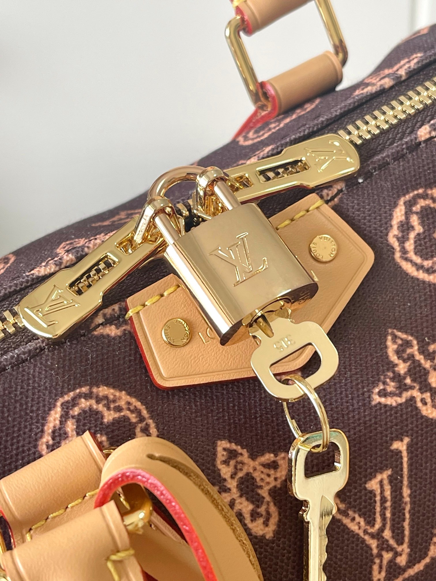 Louis Vuitton Speedy Trunk 20 Monogram Origine Crossbody Bag - Image 5