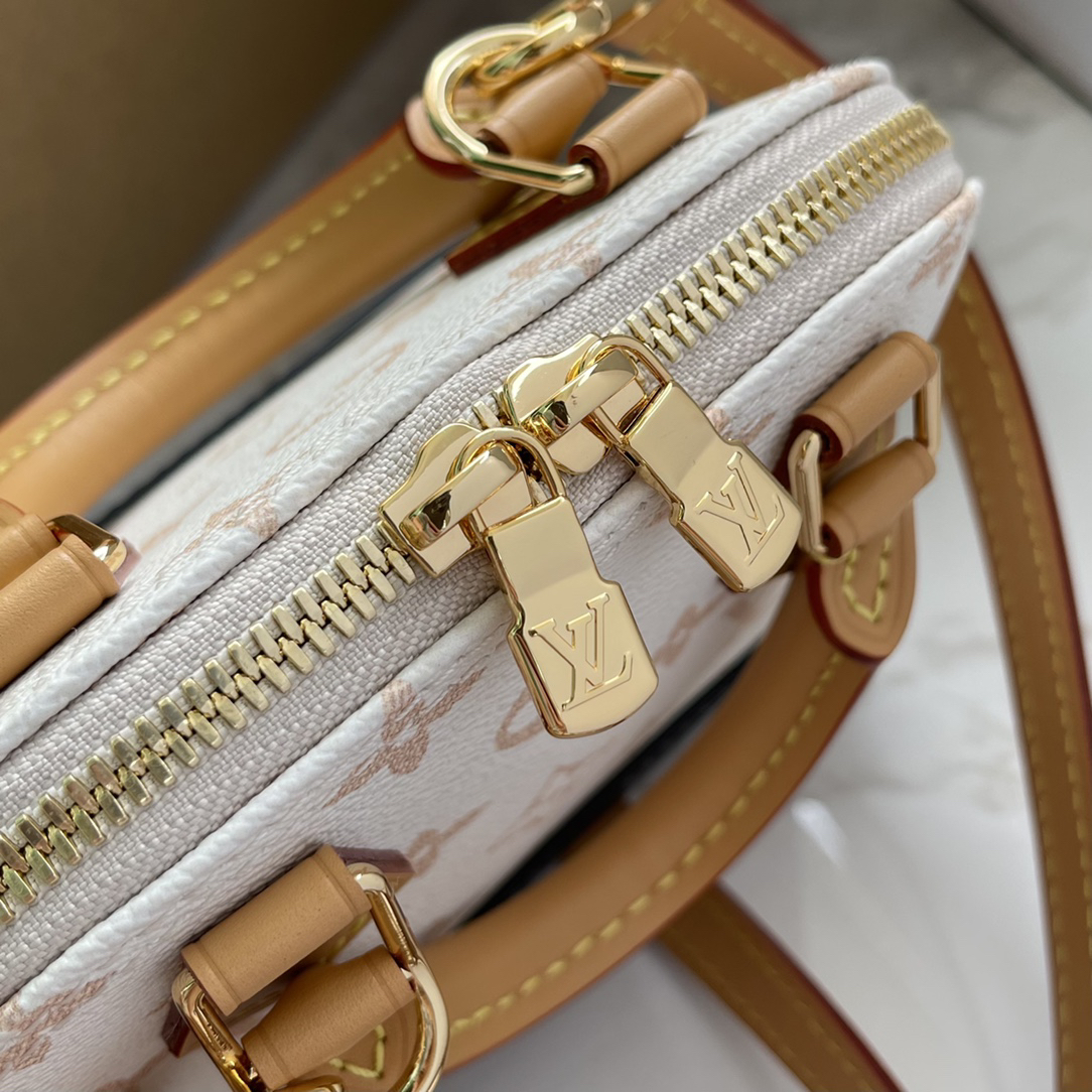 Louis Vuitton Nano Alma Handbag in Monogram Dune Canvas - Image 5