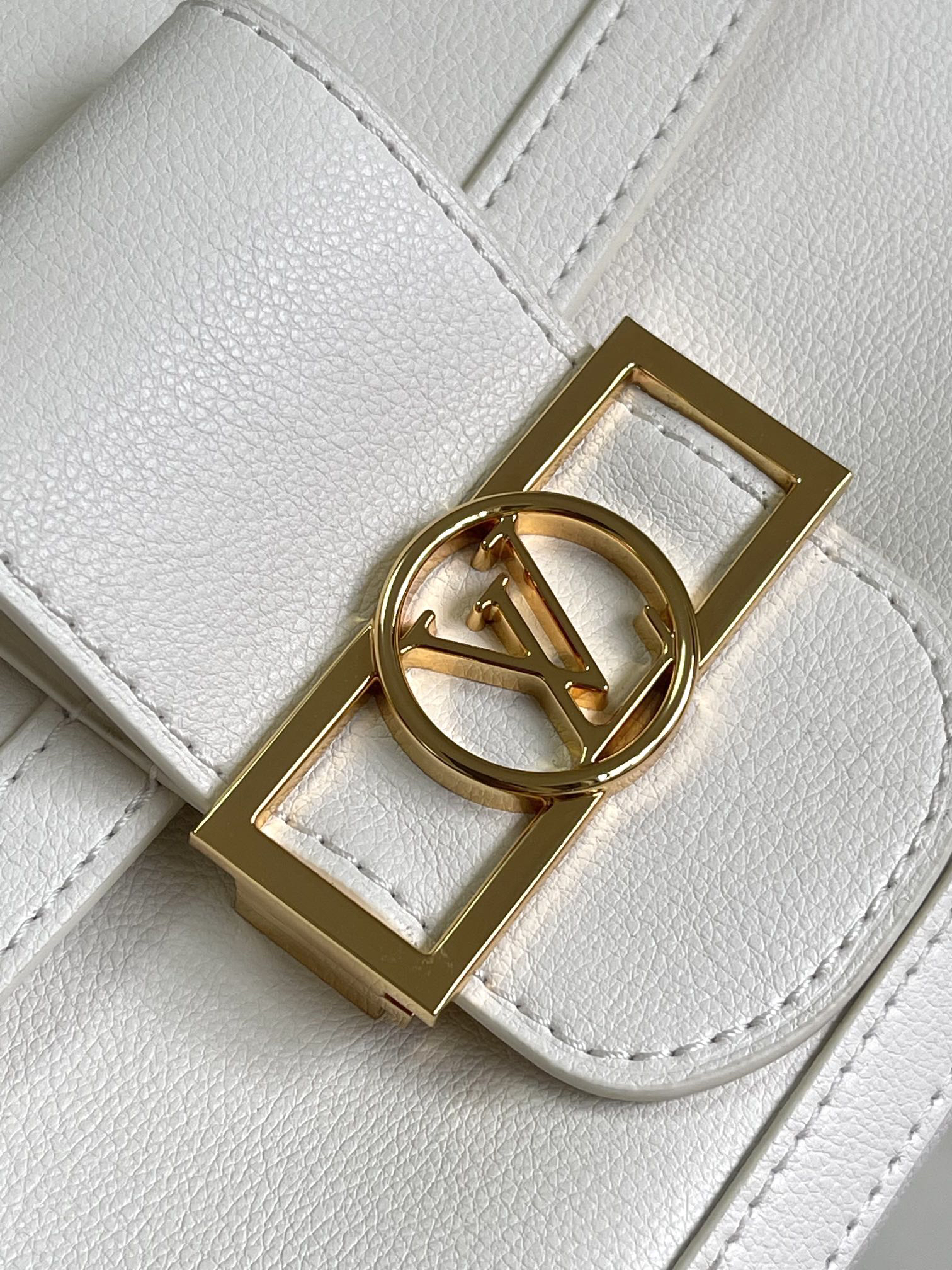 Louis Vuitton Dauphine Soft Medium Crossbody Bag M25209 Black - Image 5