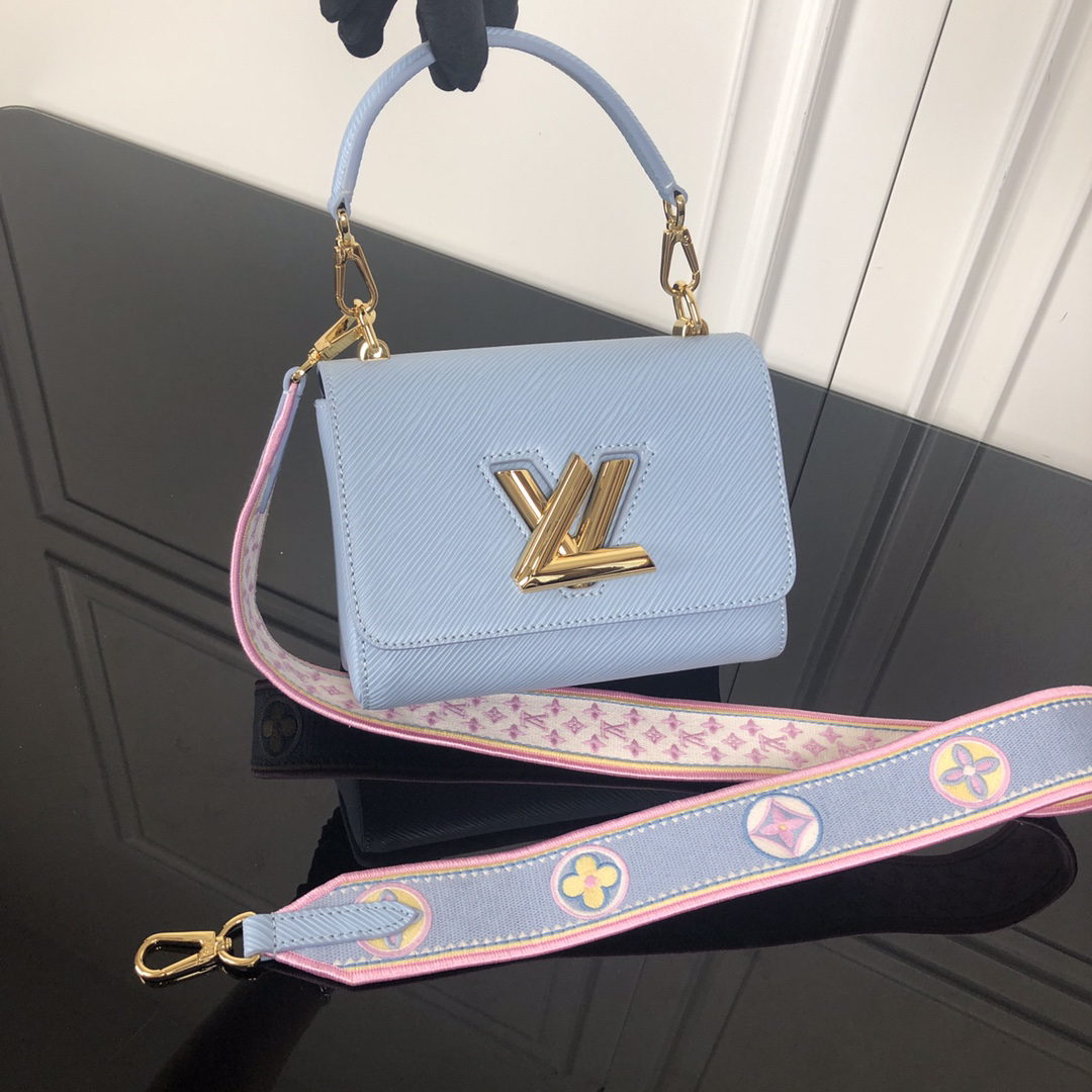 Louis Vuitton Twist Small Shoulder Bag in Powder Blue - Image 5