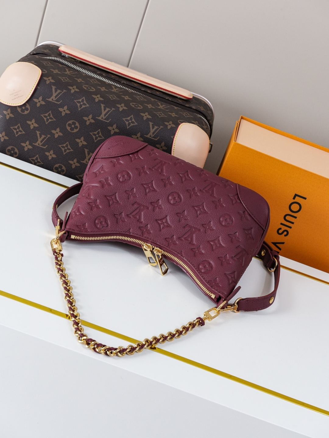 Boulogne Monogram Empreinte Leather Crossbody Bag M25827 - Image 5