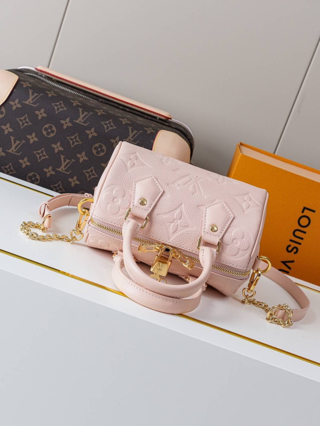 Louis Vuitton Speedy Bandoulière 20 Monogram Empreinte Leather Crossbody Bag - Image 5