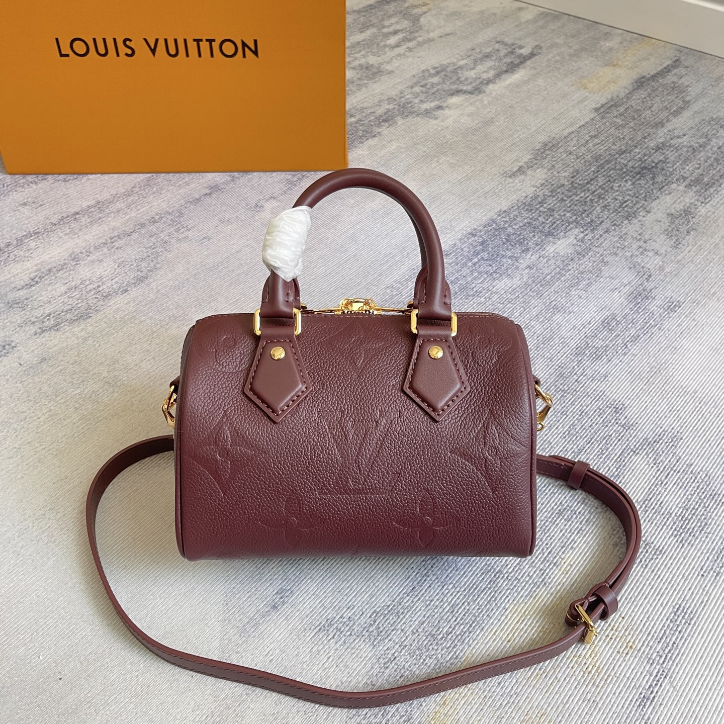 Louis Vuitton Speedy Bandoulière 20 Monogram Empreinte Leather Crossbody Bag - Image 5