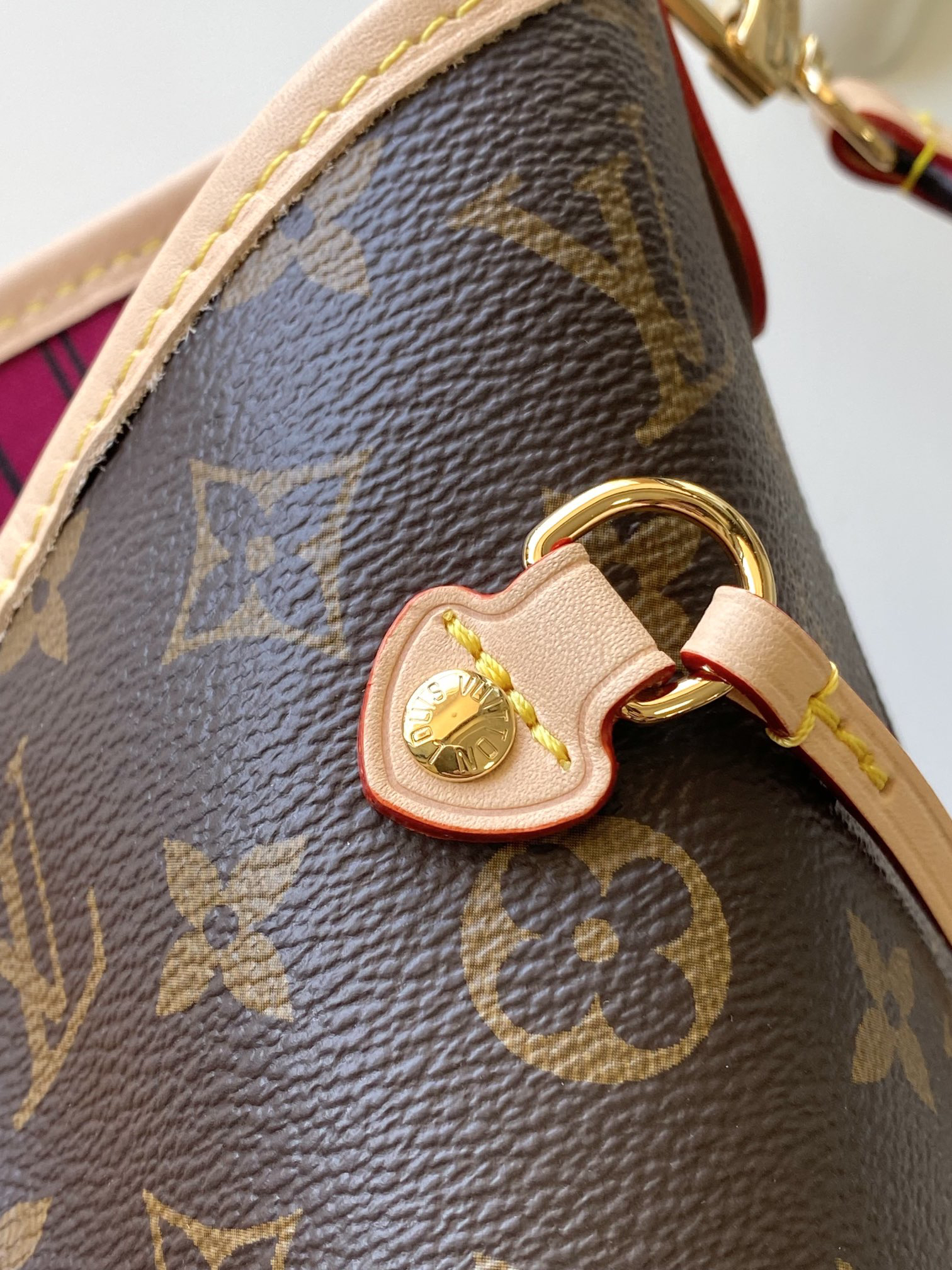Louis Vuitton Neverfull MM Damier Azur Canvas Tote Bag - Image 5