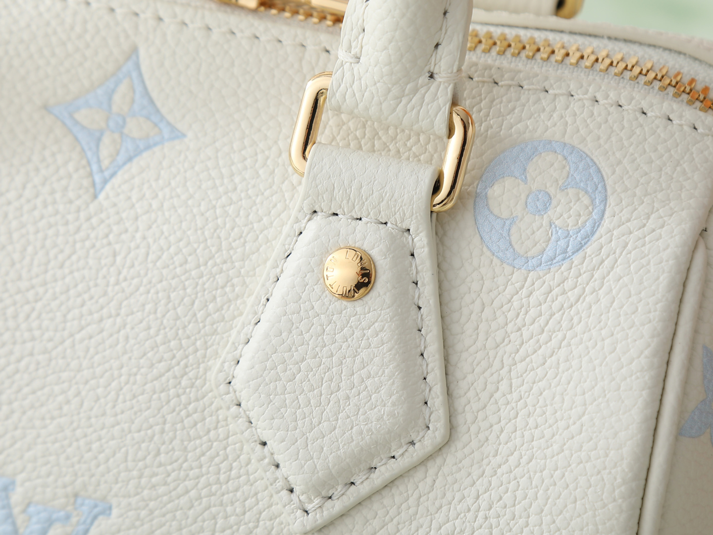 Louis Vuitton Speedy Bandoulière 20 Handbag in Blue Monogram Leather - Image 5