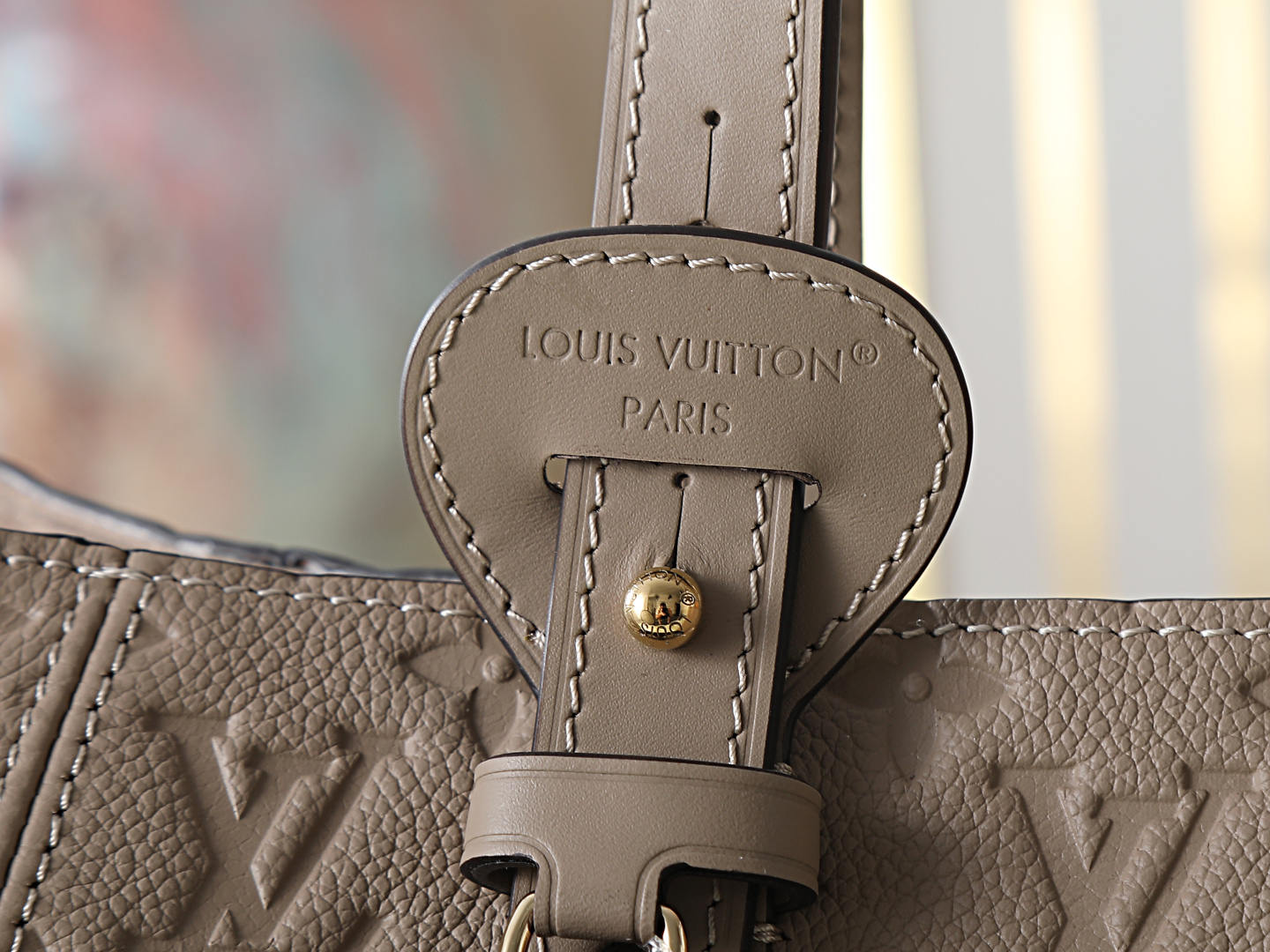 Louis Vuitton All In One MM Monogram Empreinte Leather Tote Bag - Image 5