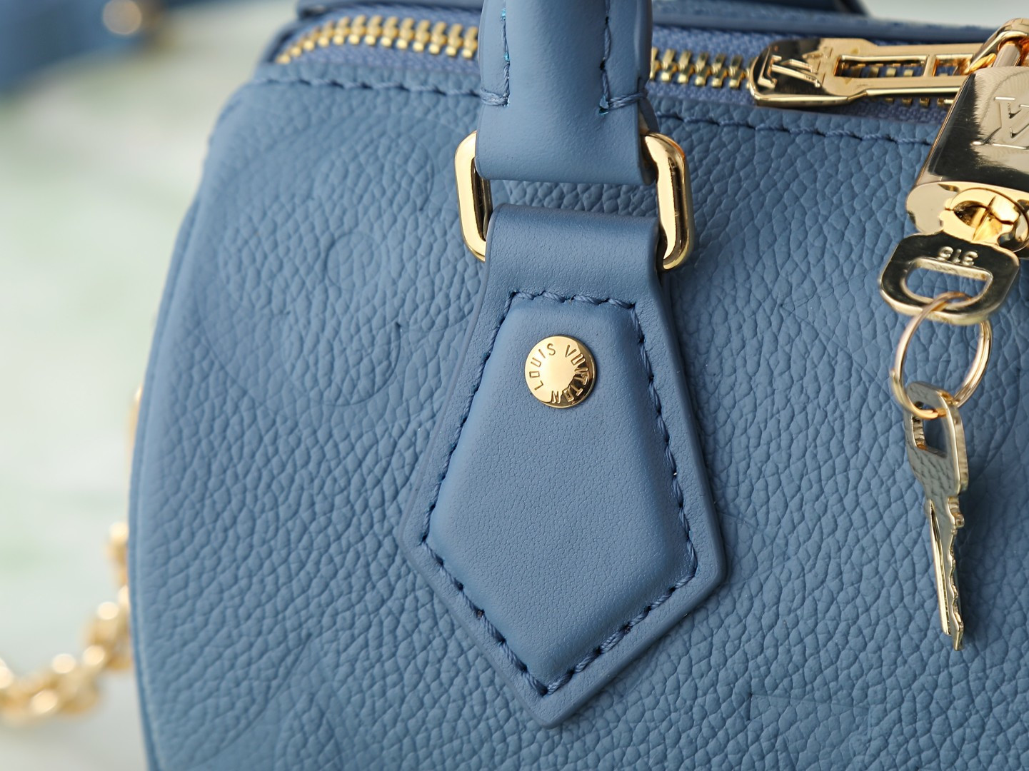 Louis Vuitton Speedy Bandoulière 20 Monogram Empreinte Leather Bag - Image 5