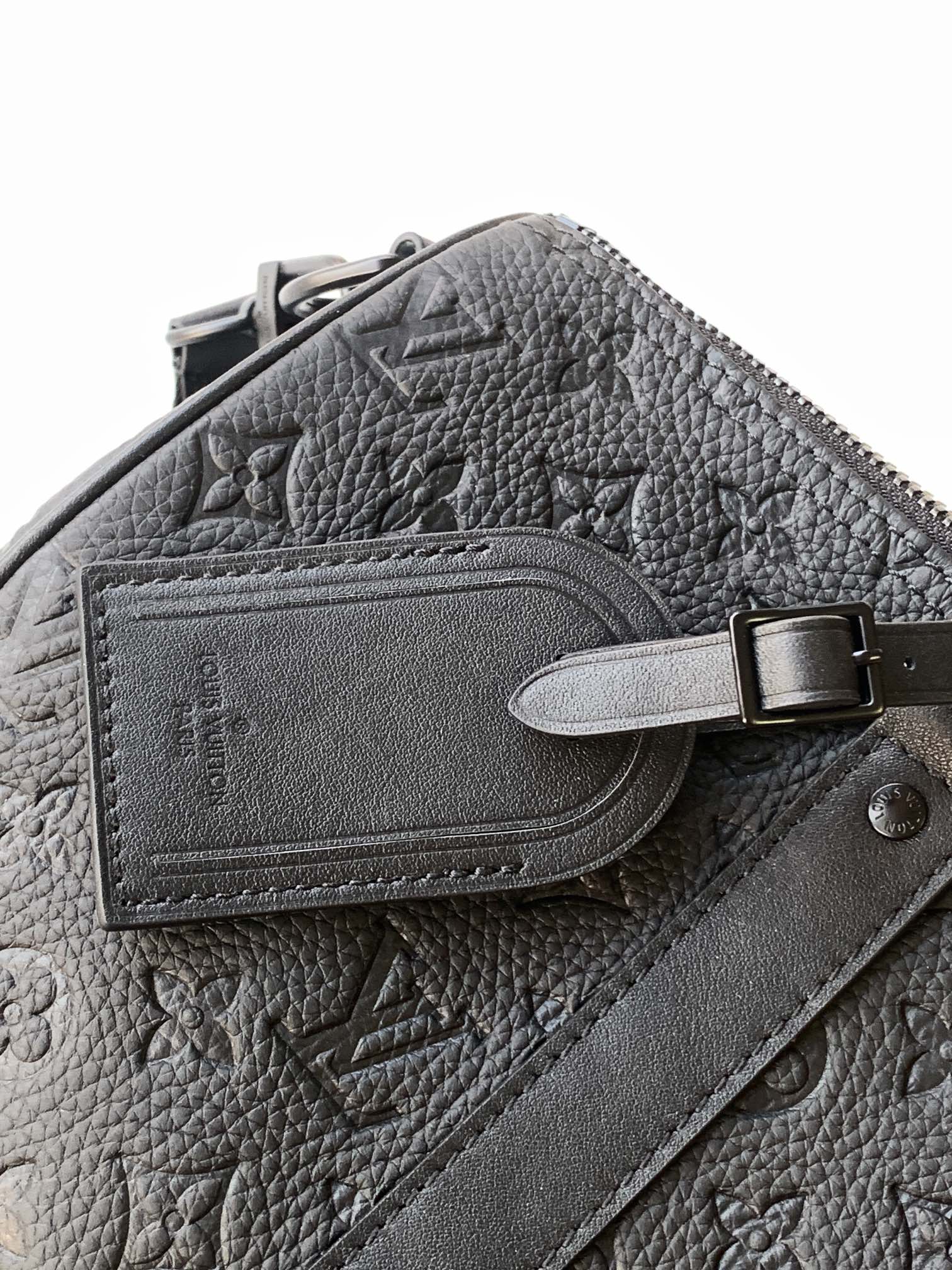Louis Vuitton Keepall Bandoulière 35 Monogram Eclipse Travel Bag - Image 5