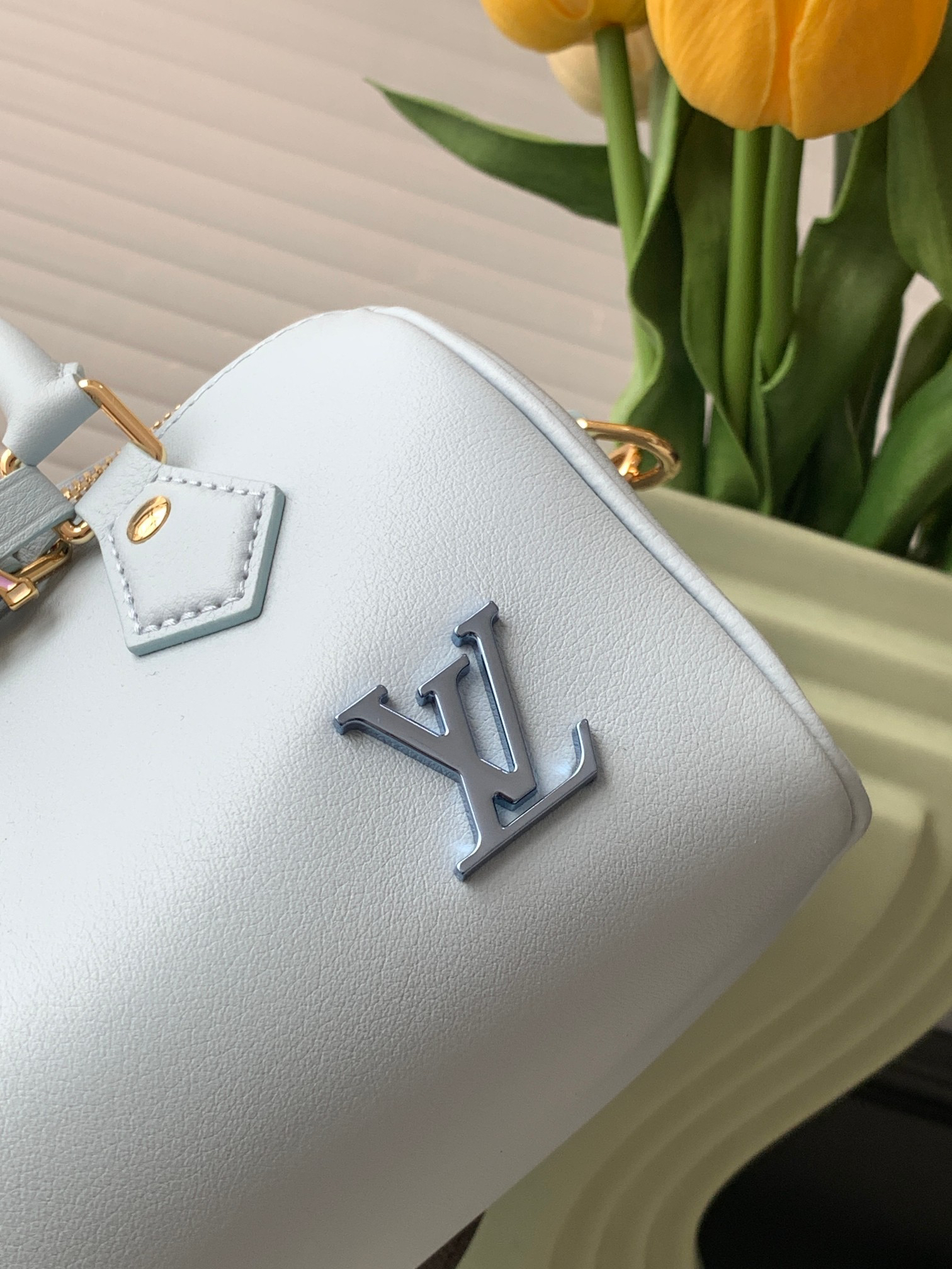 Speedy 18 Leather Crossbody Bag - Image 5