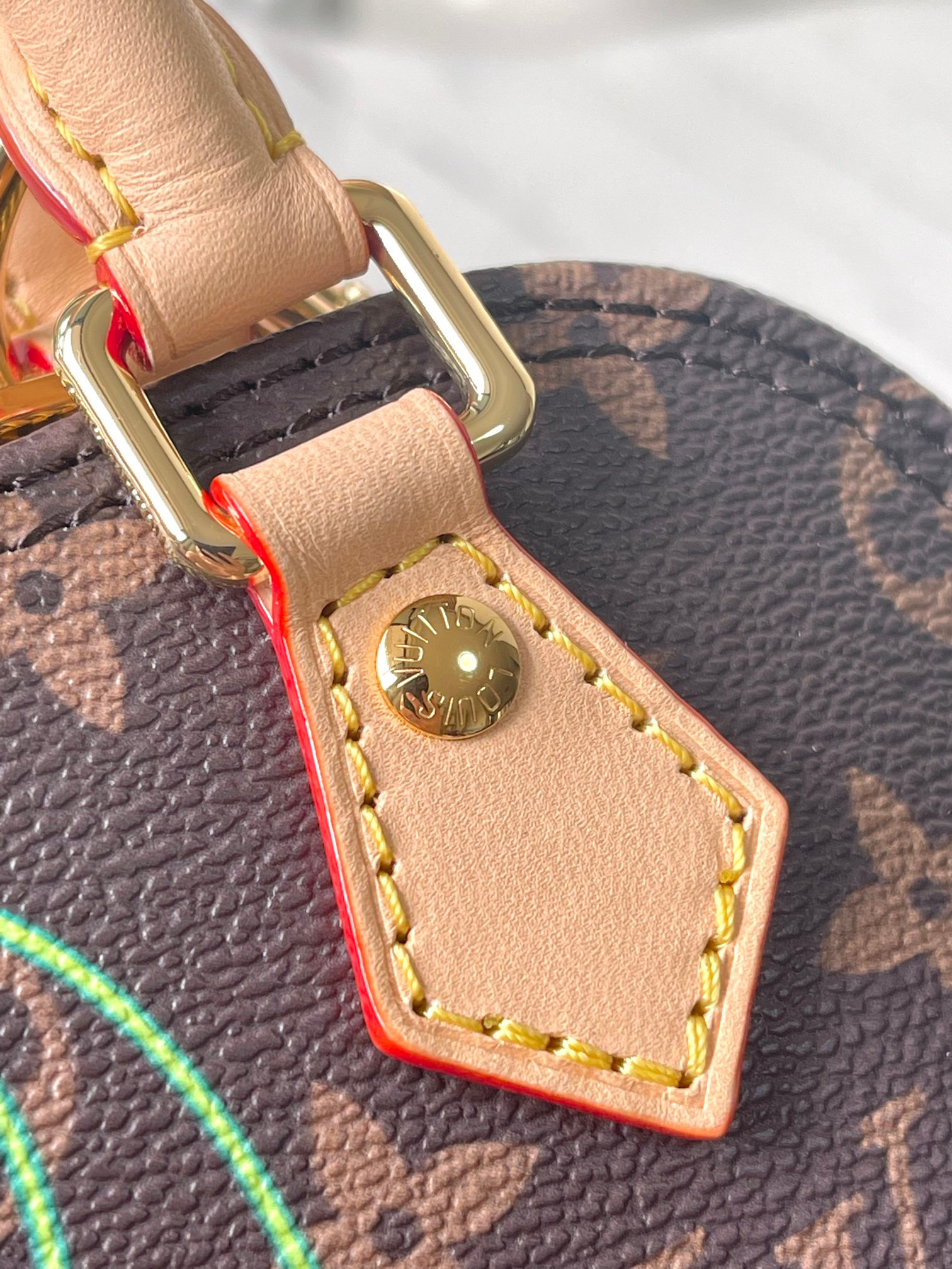 Louis Vuitton Nano Alma Handbag with Cherry Monogram - Image 5