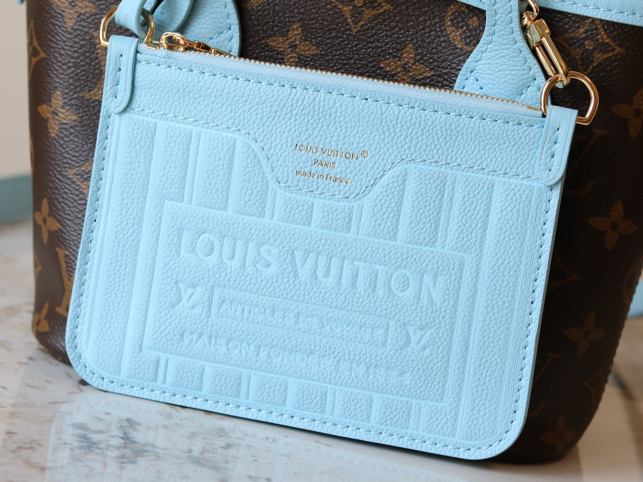 Louis Vuitton Neverfull Inside Out BB Convertible Shoulder Bag - Image 5