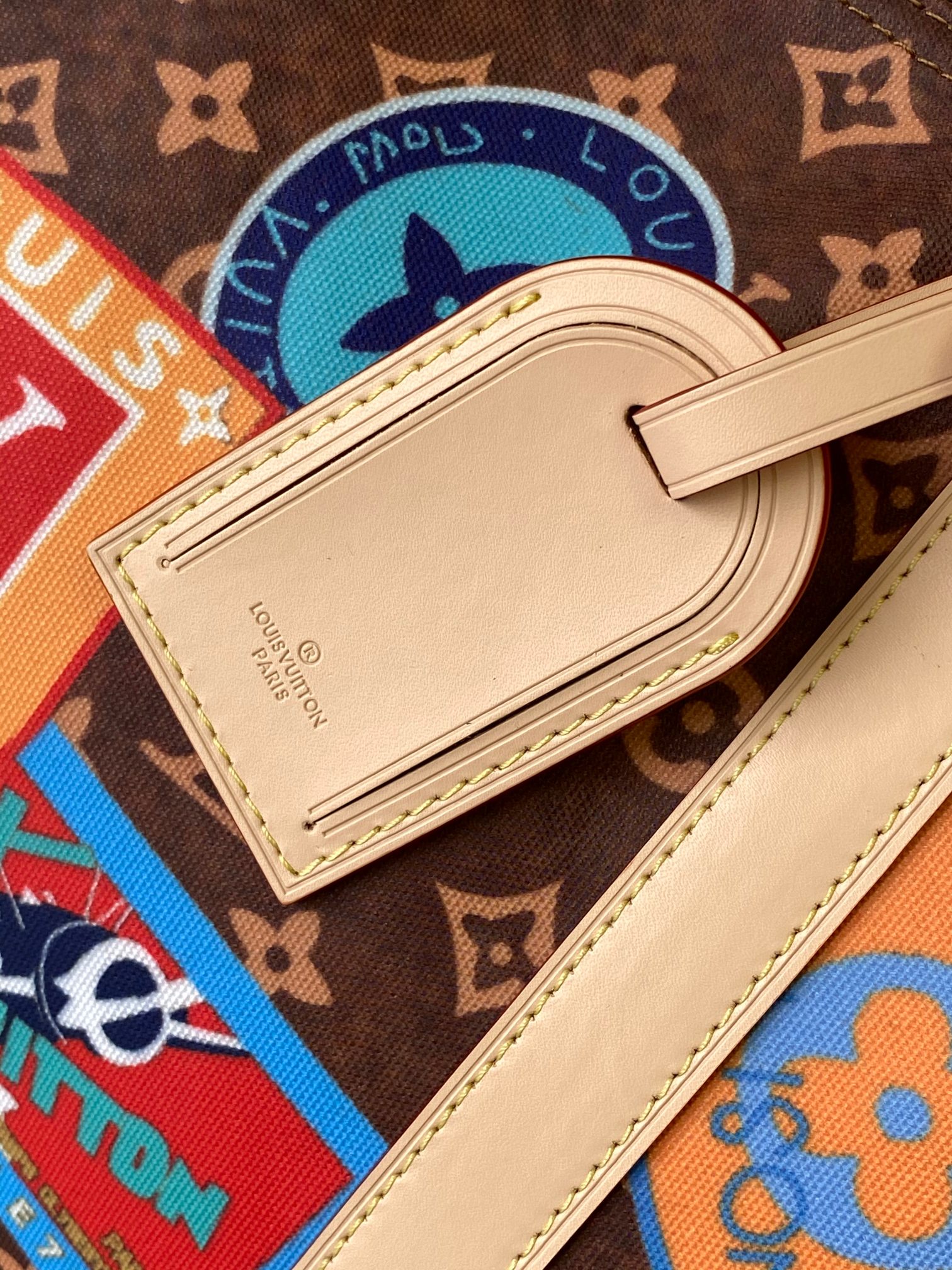 Louis Vuitton Keepall Bandoulière 50 Monogram Travel Bag - Image 5