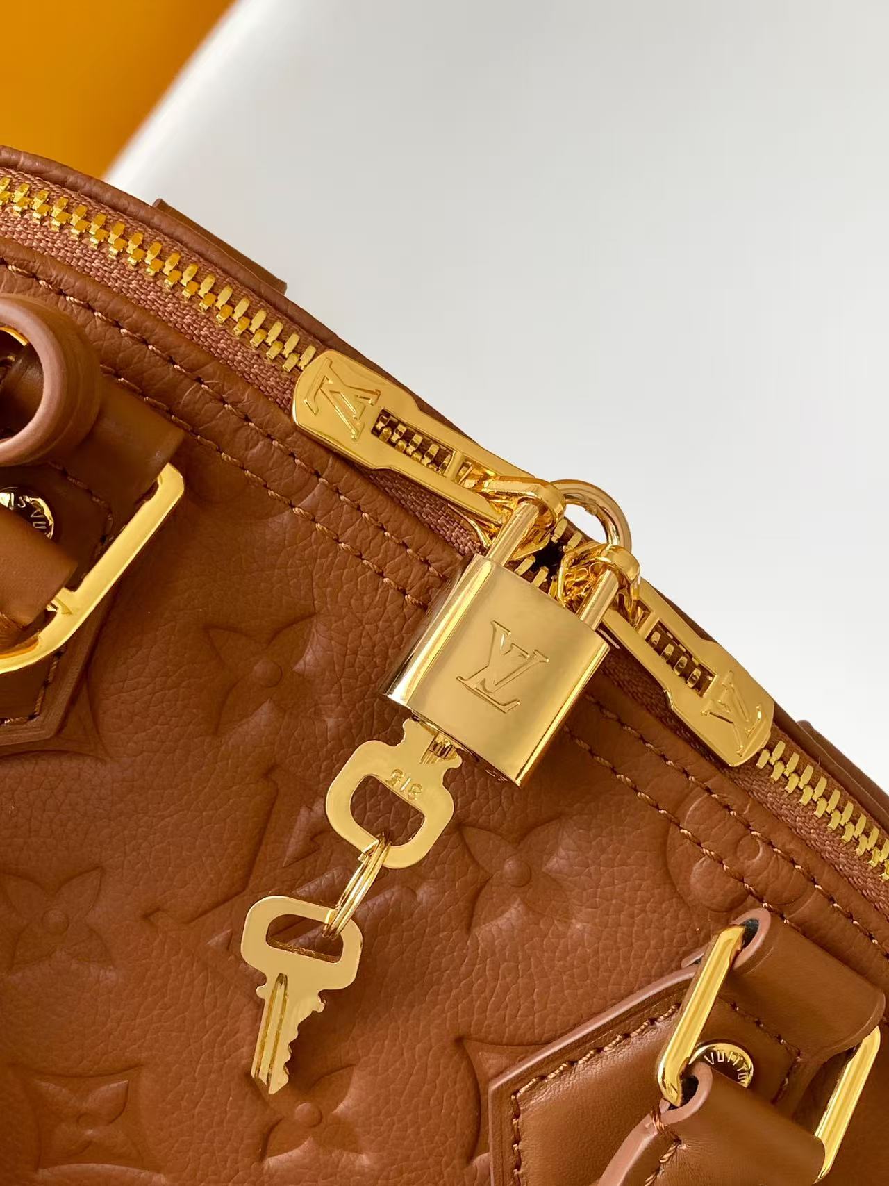 Louis Vuitton Alma BB Handbag in Monogram Empreinte Leather - Image 5