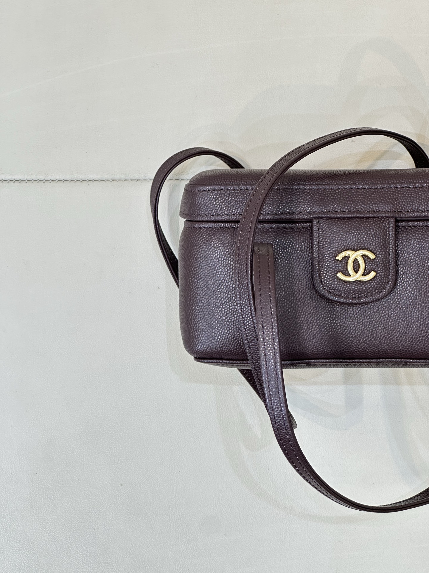 Chanel Preppy Coco Calfskin Box Handbag - Image 5