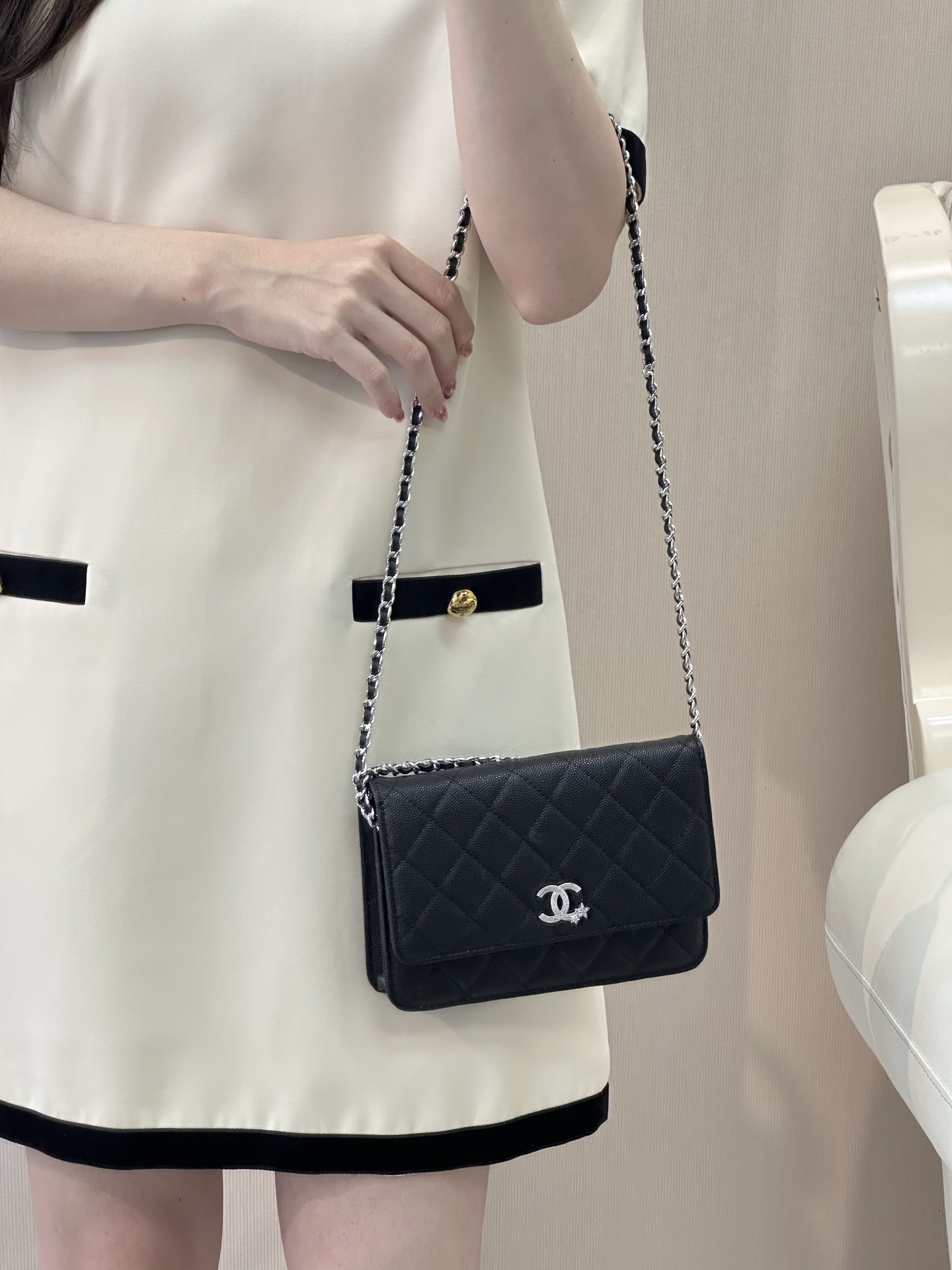 Chanel WOC Wallet on Chain Crossbody Bag - Image 5