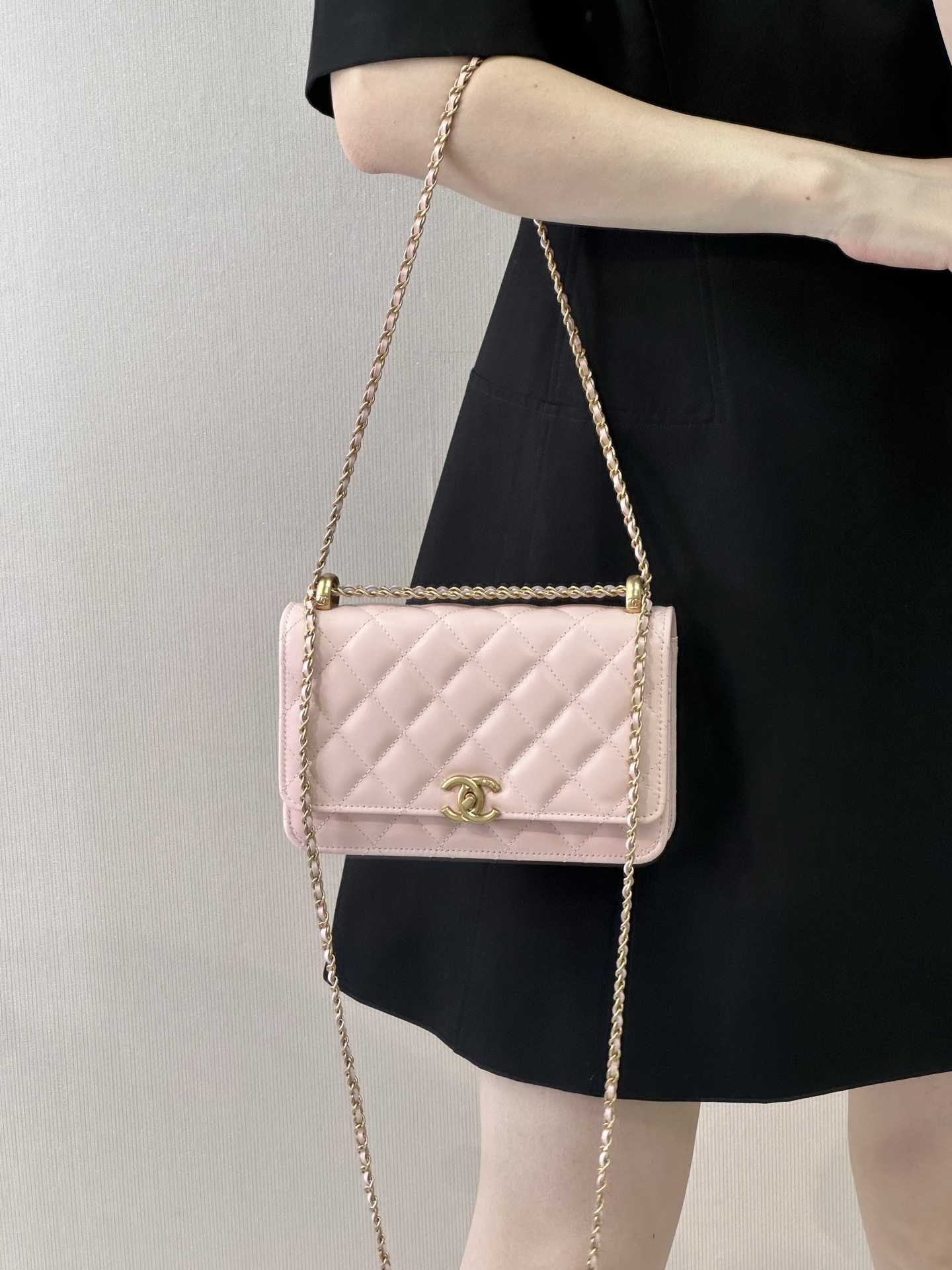 Leather WOC Chain Shoulder Bag 2289 - Image 5