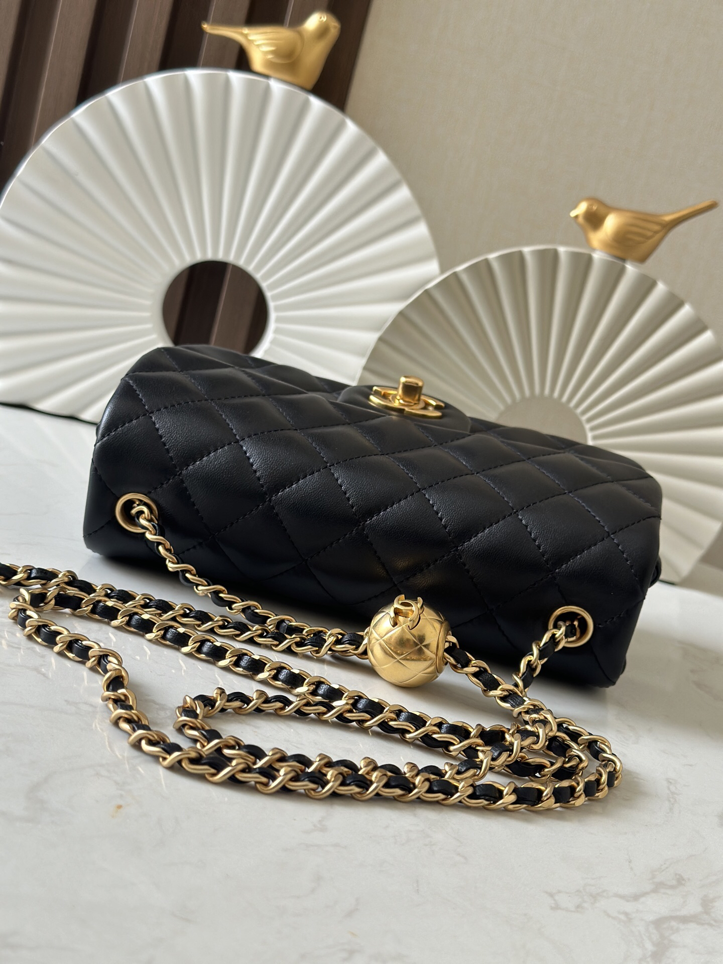 Chanel Mini Metallic Flap Bag - Image 5